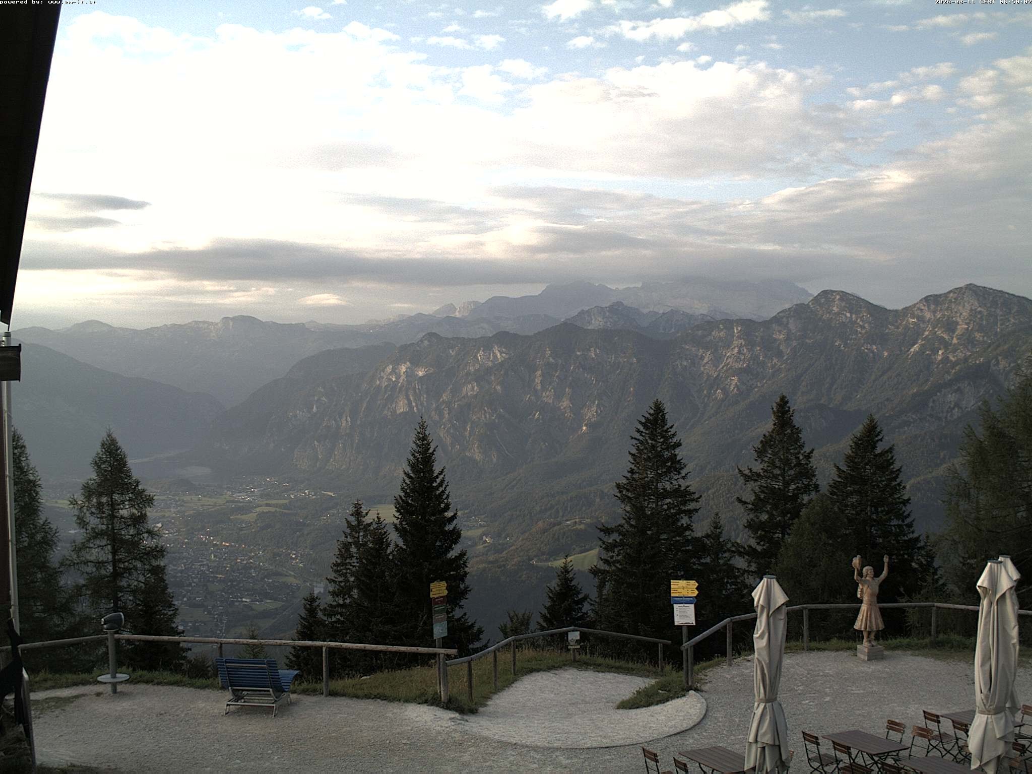 Archiv Foto Webcam Bergstation Katrin (Bad Ischl/Oberösterreich)