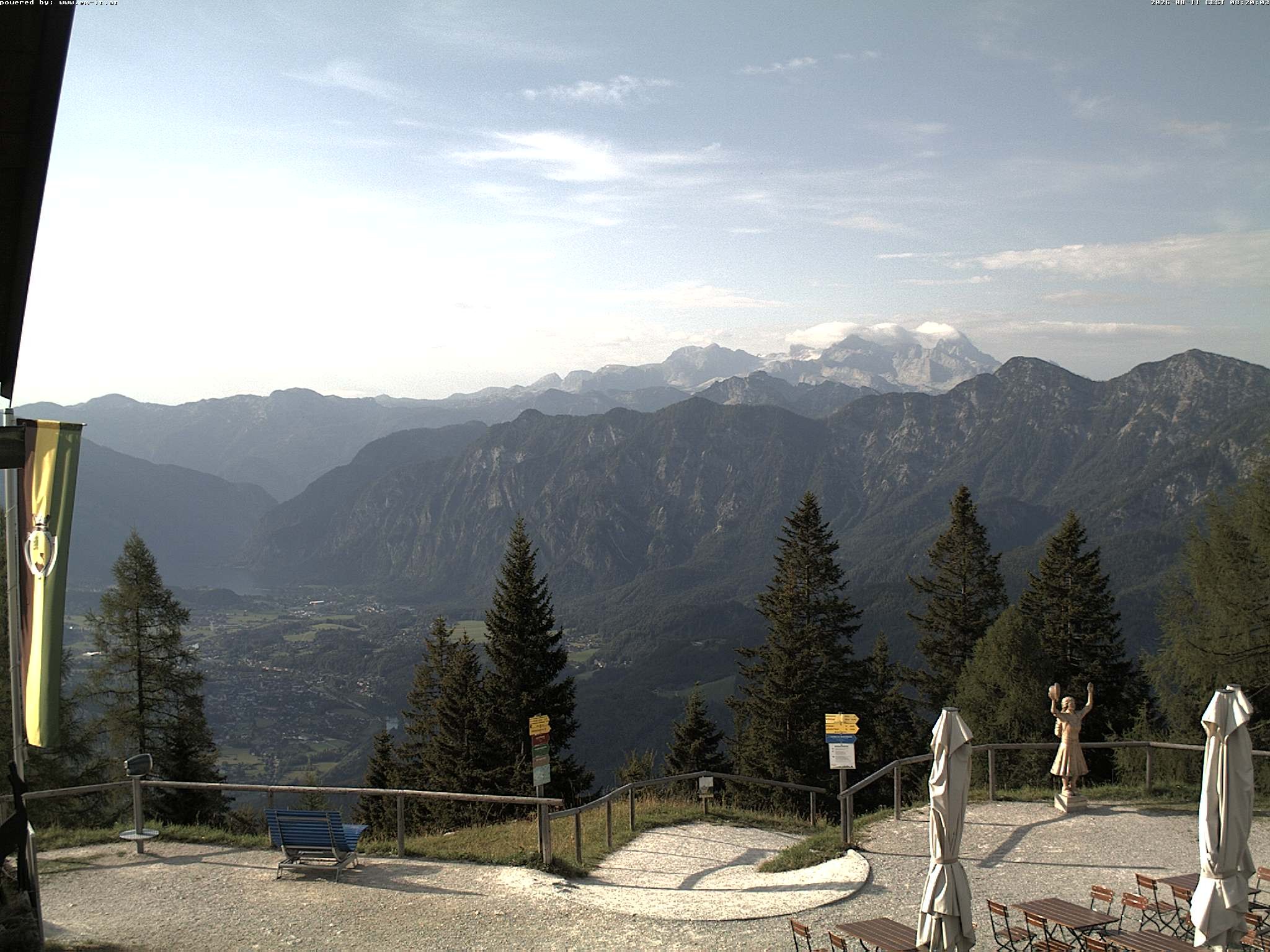 Archiv Foto Webcam Bergstation Katrin (Bad Ischl/Oberösterreich)