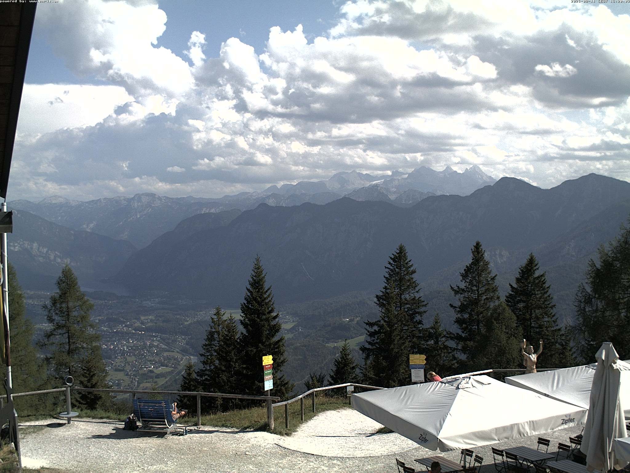 Archiv Foto Webcam Bergstation Katrin (Bad Ischl/Oberösterreich)