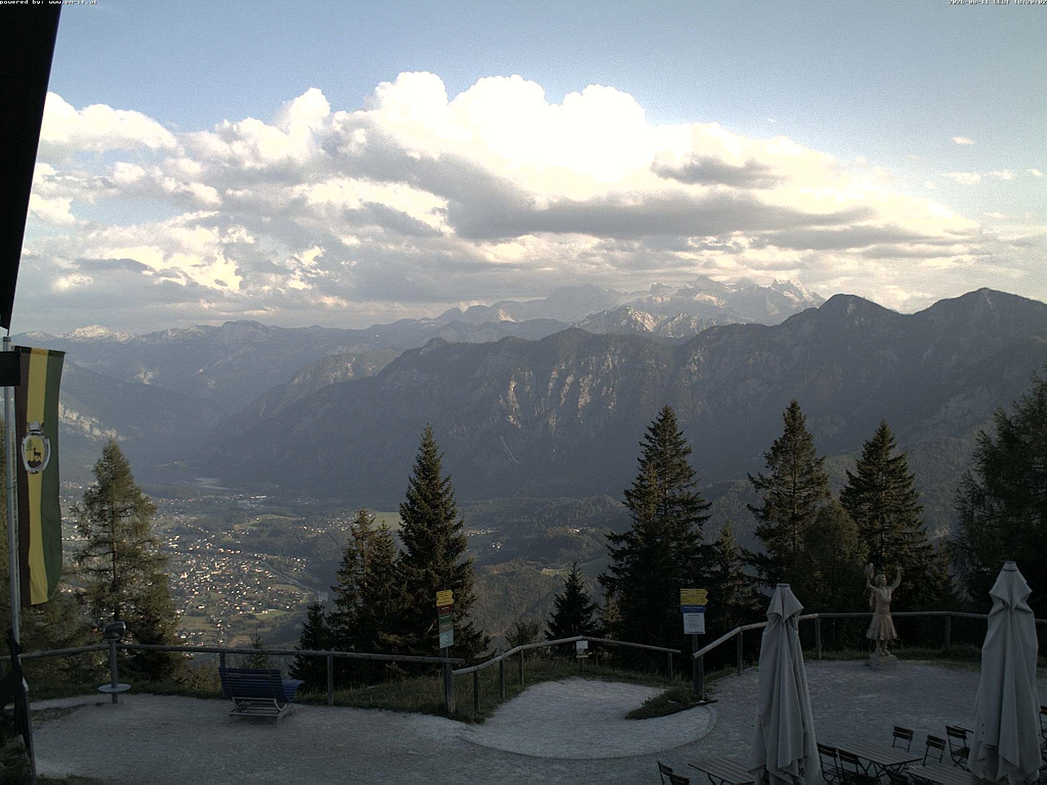 Archiv Foto Webcam Bergstation Katrin (Bad Ischl/Oberösterreich)