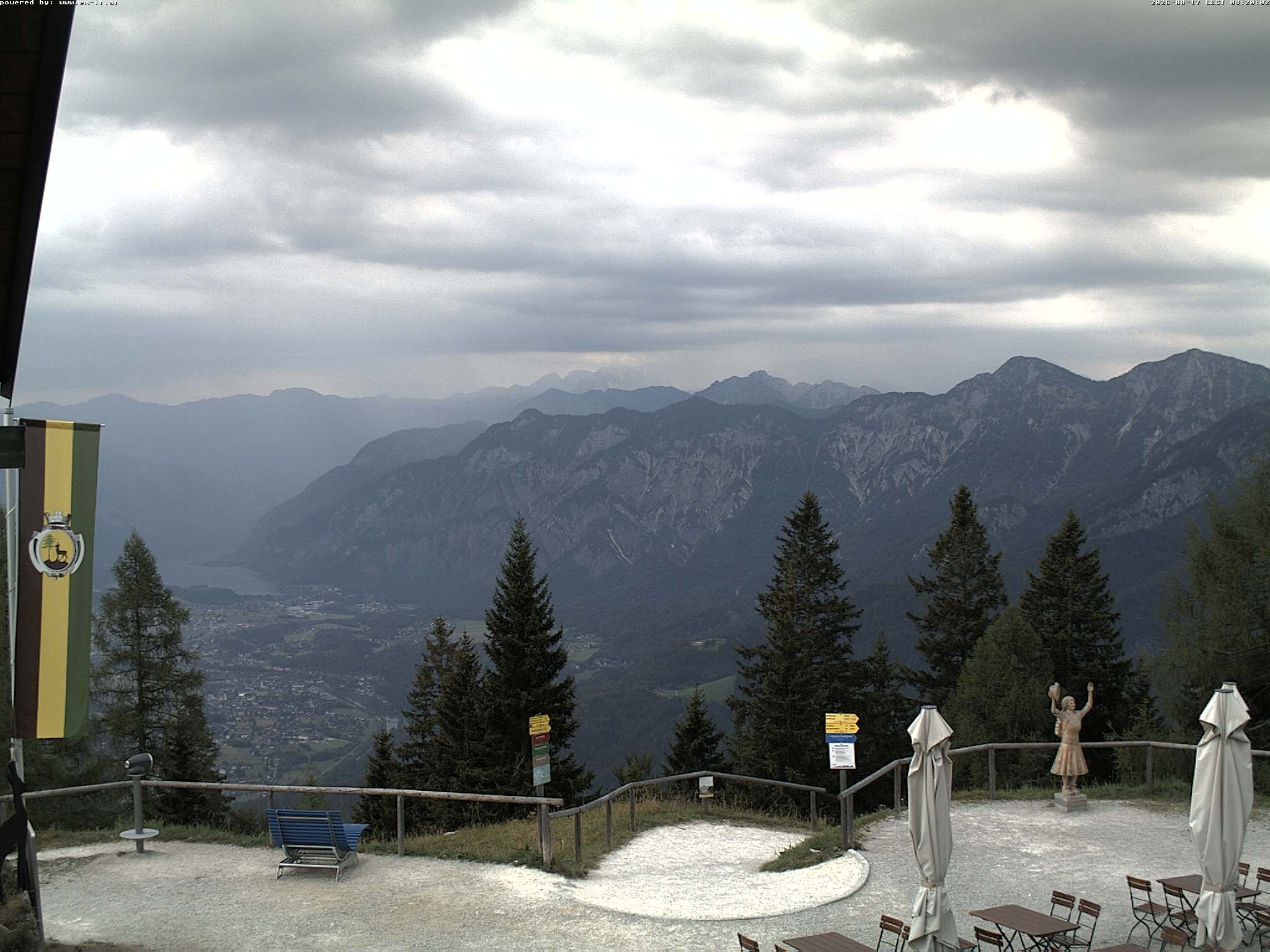 Archiv Foto Webcam Bergstation Katrin (Bad Ischl/Oberösterreich)