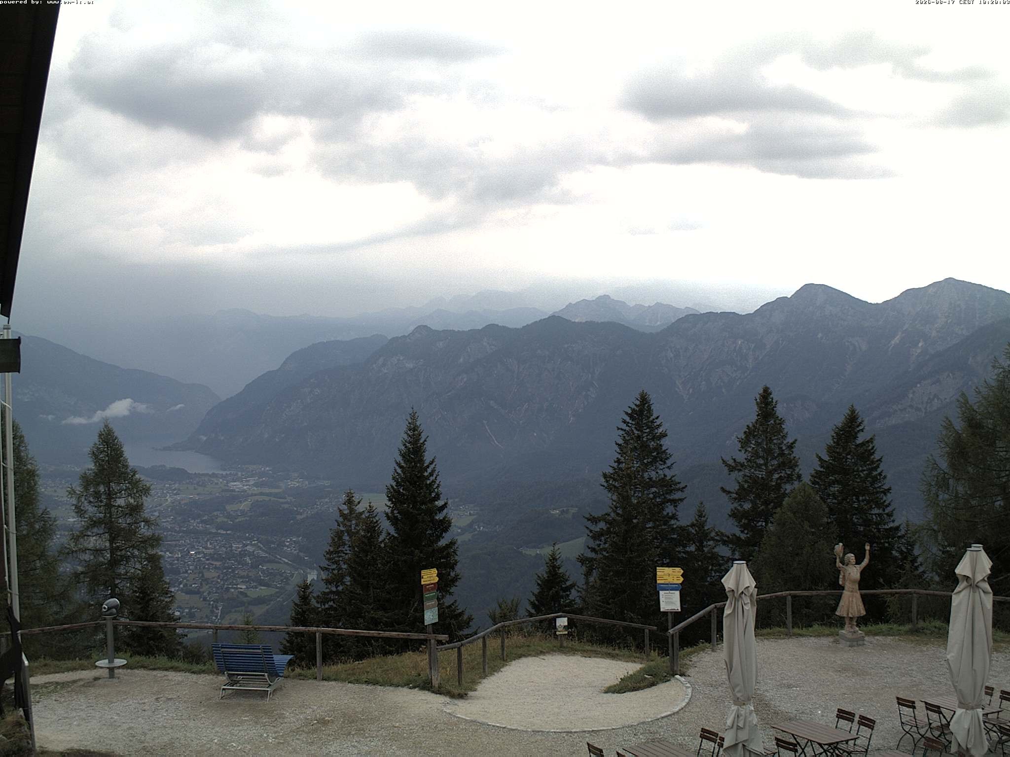 Archiv Foto Webcam Bergstation Katrin (Bad Ischl/Oberösterreich)