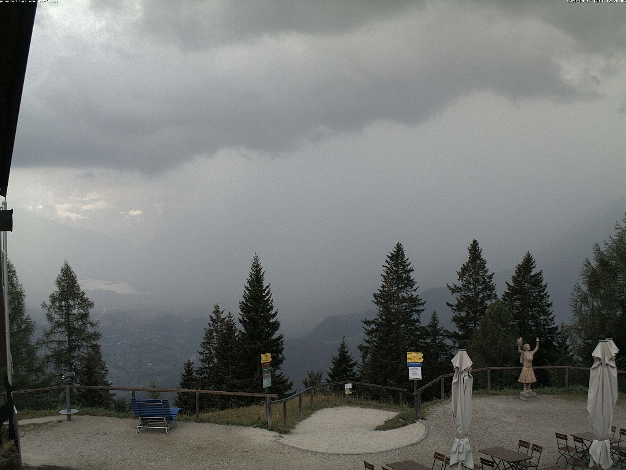 Archiv Foto Webcam Bergstation Katrin (Bad Ischl/Oberösterreich)