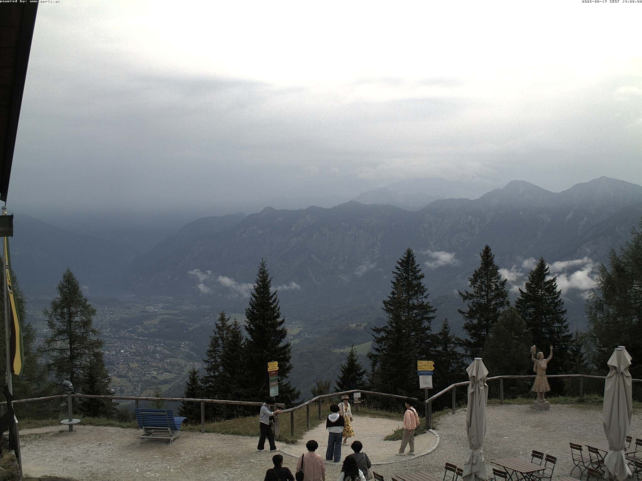Archiv Foto Webcam Bergstation Katrin (Bad Ischl/Oberösterreich)