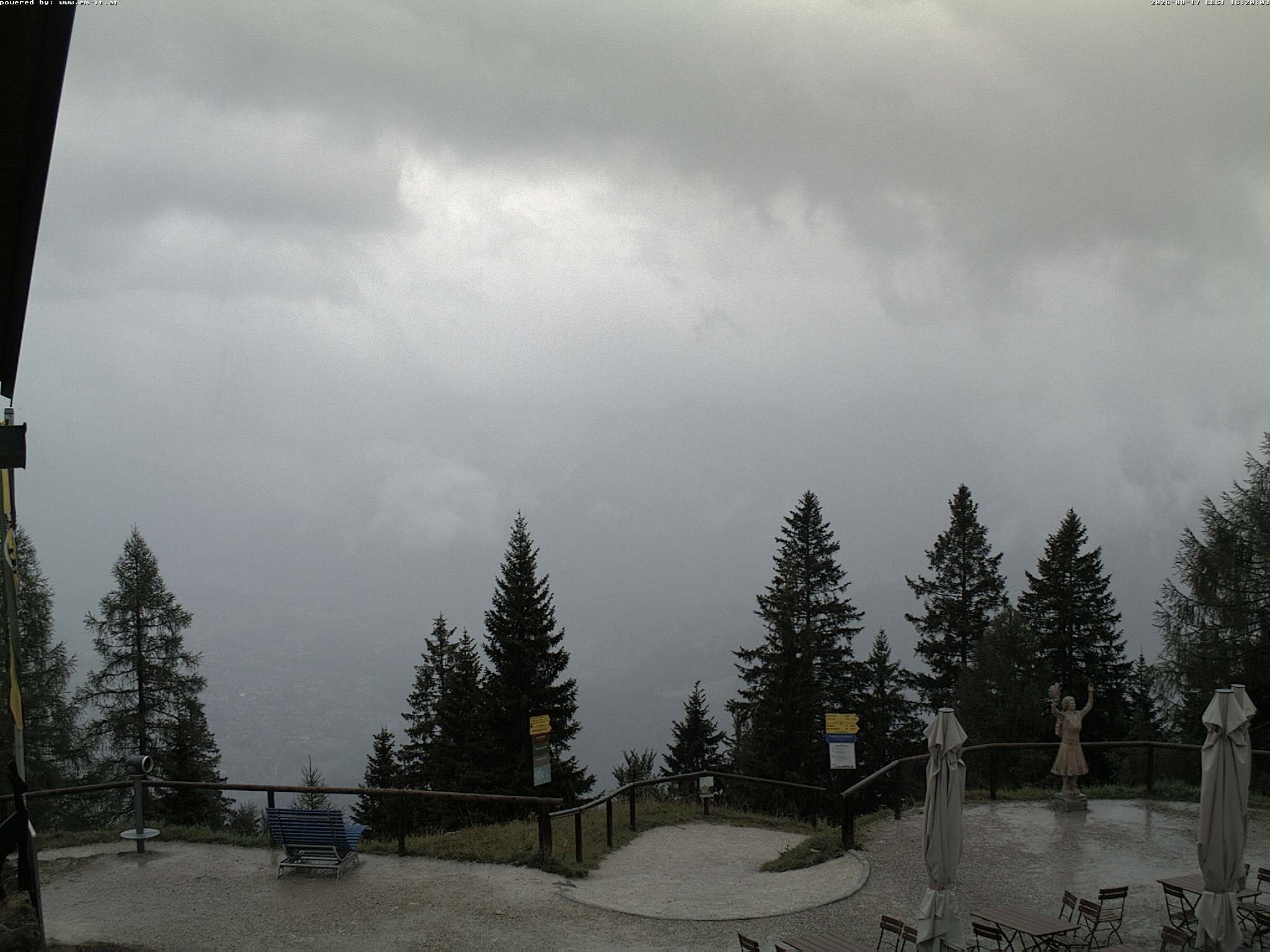 Archiv Foto Webcam Bergstation Katrin (Bad Ischl/Oberösterreich)