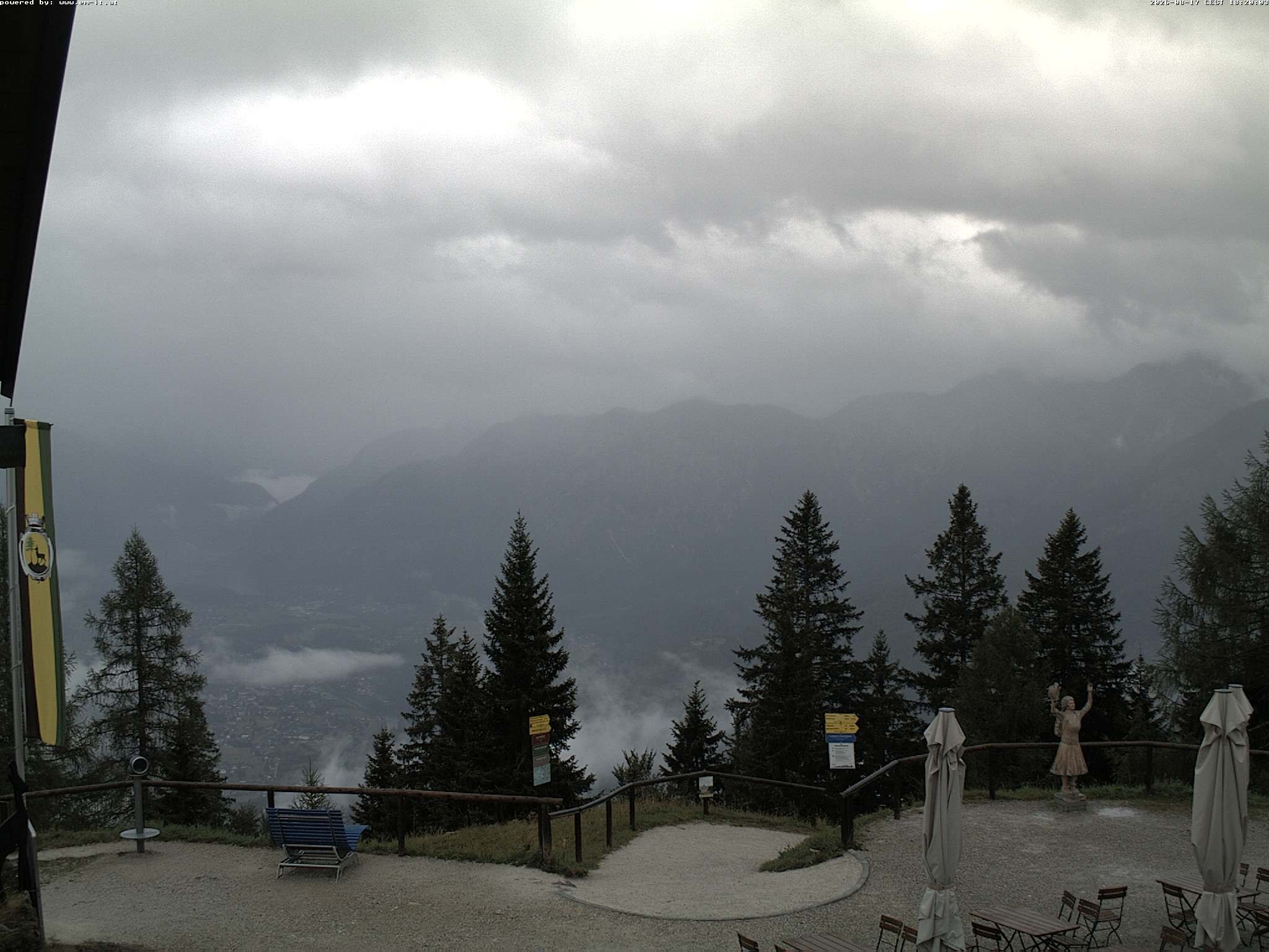 Archiv Foto Webcam Bergstation Katrin (Bad Ischl/Oberösterreich)