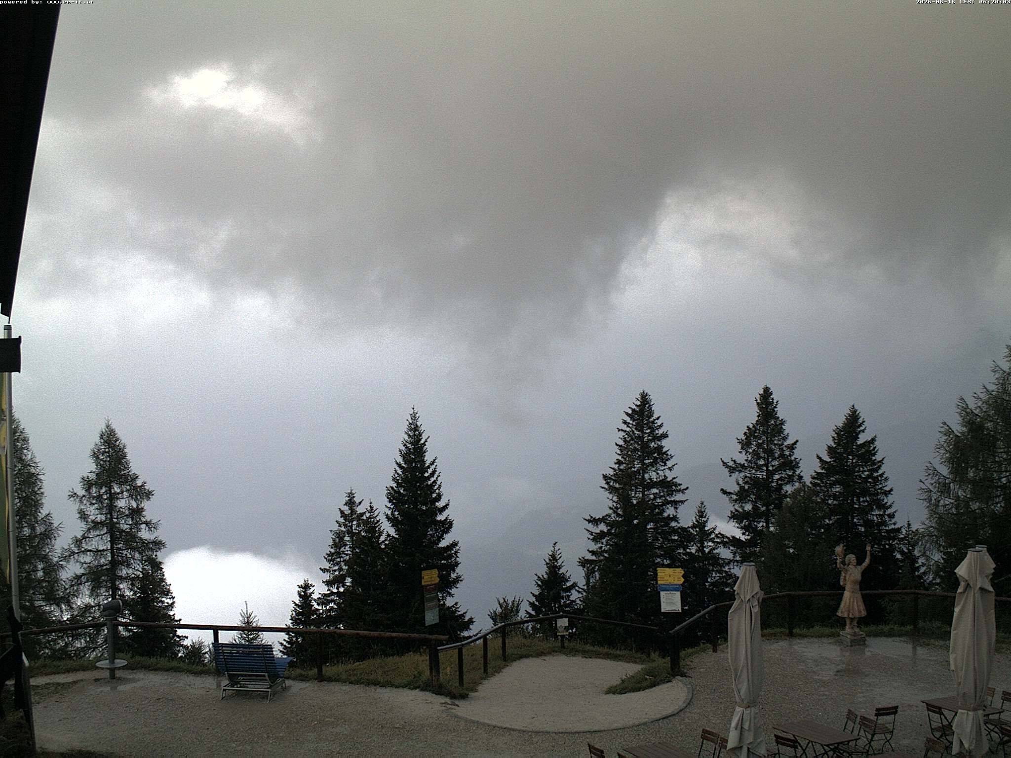 Archiv Foto Webcam Bergstation Katrin (Bad Ischl/Oberösterreich)