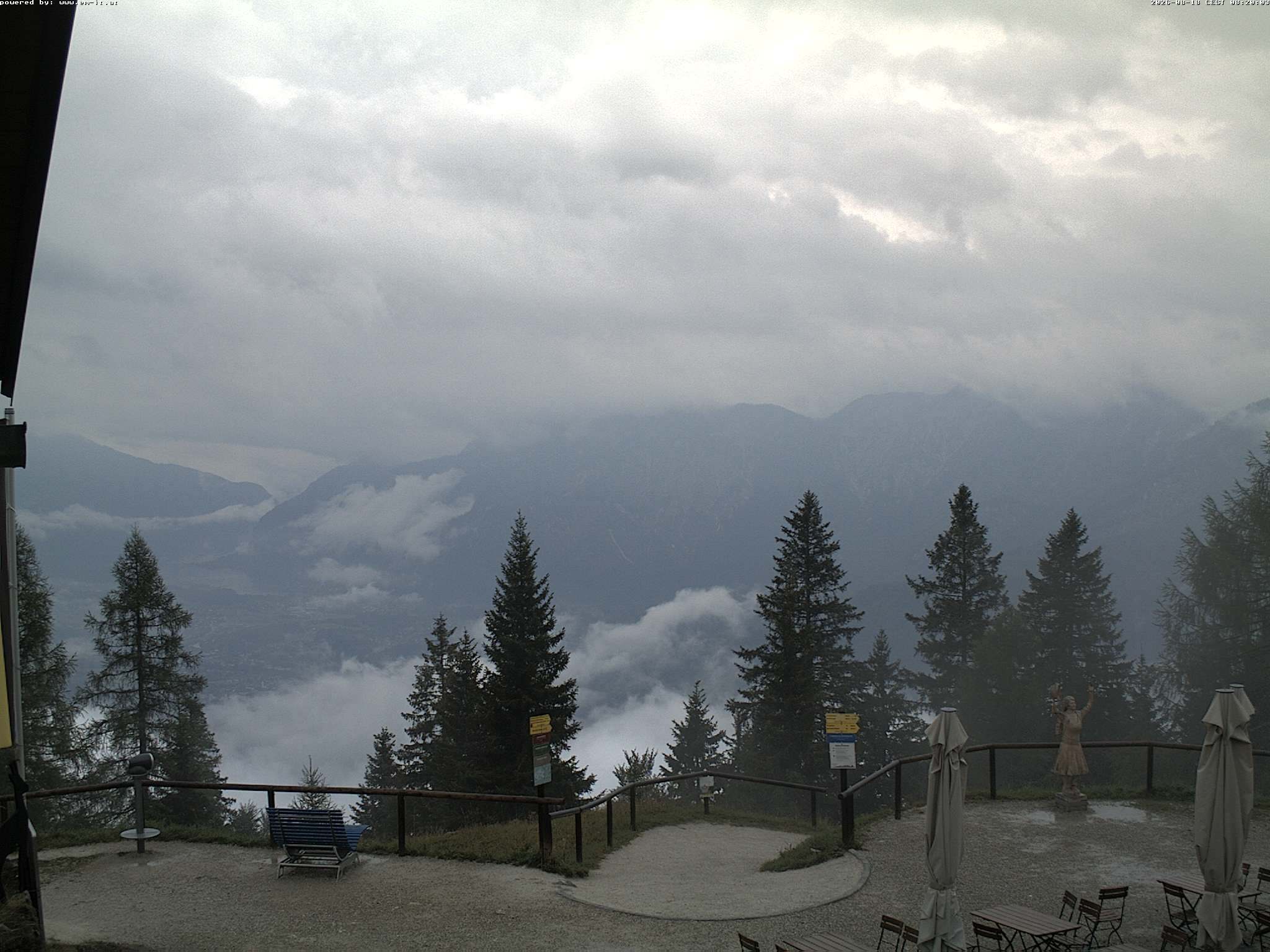 Archiv Foto Webcam Bergstation Katrin (Bad Ischl/Oberösterreich)