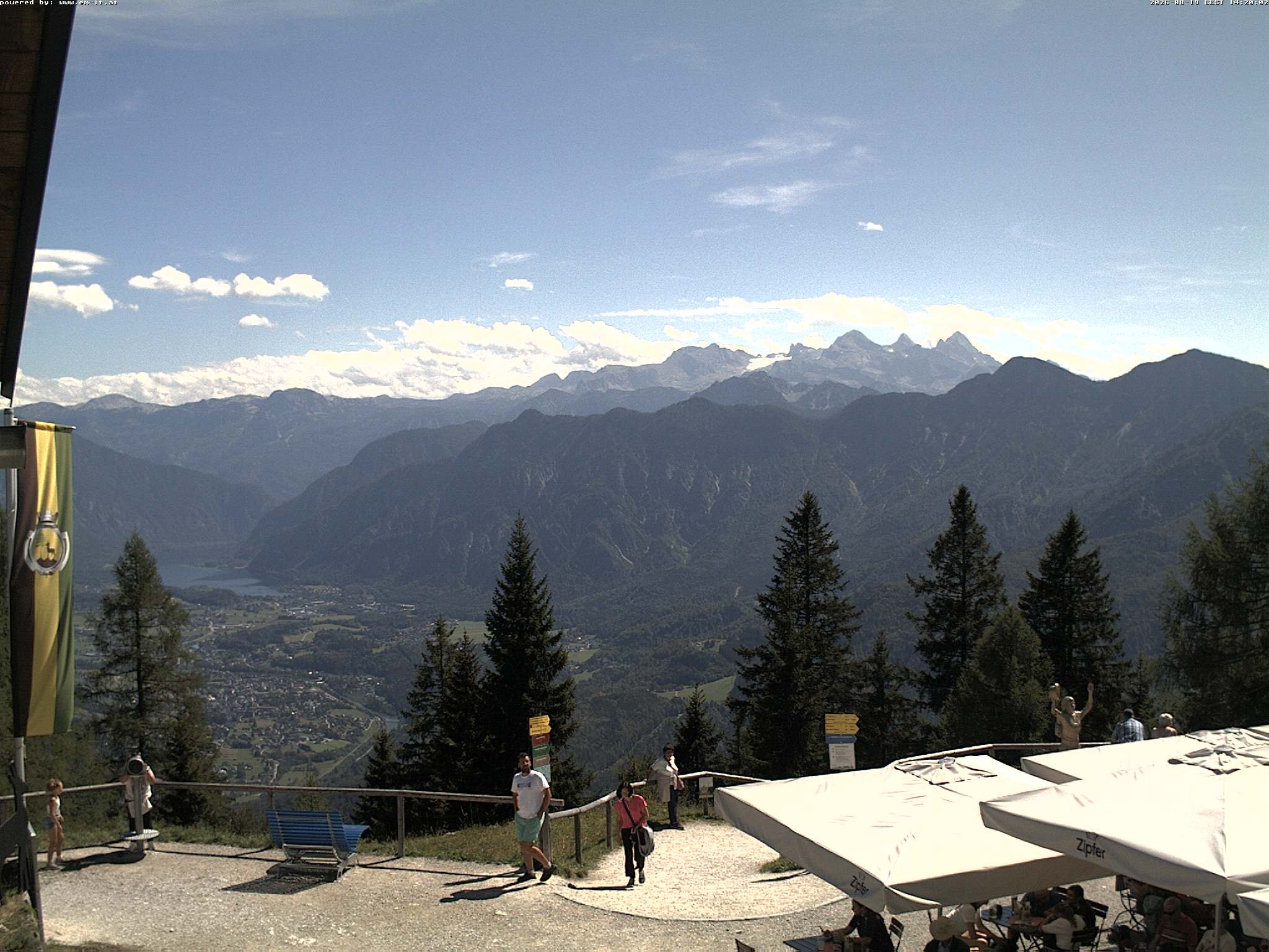Archiv Foto Webcam Bergstation Katrin (Bad Ischl/Oberösterreich)