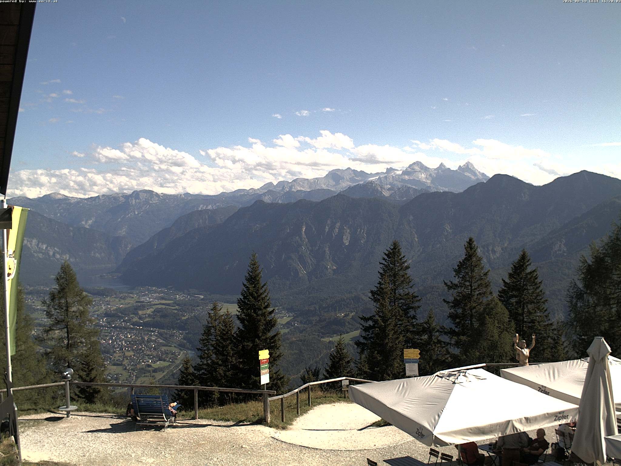 Archiv Foto Webcam Bergstation Katrin (Bad Ischl/Oberösterreich)
