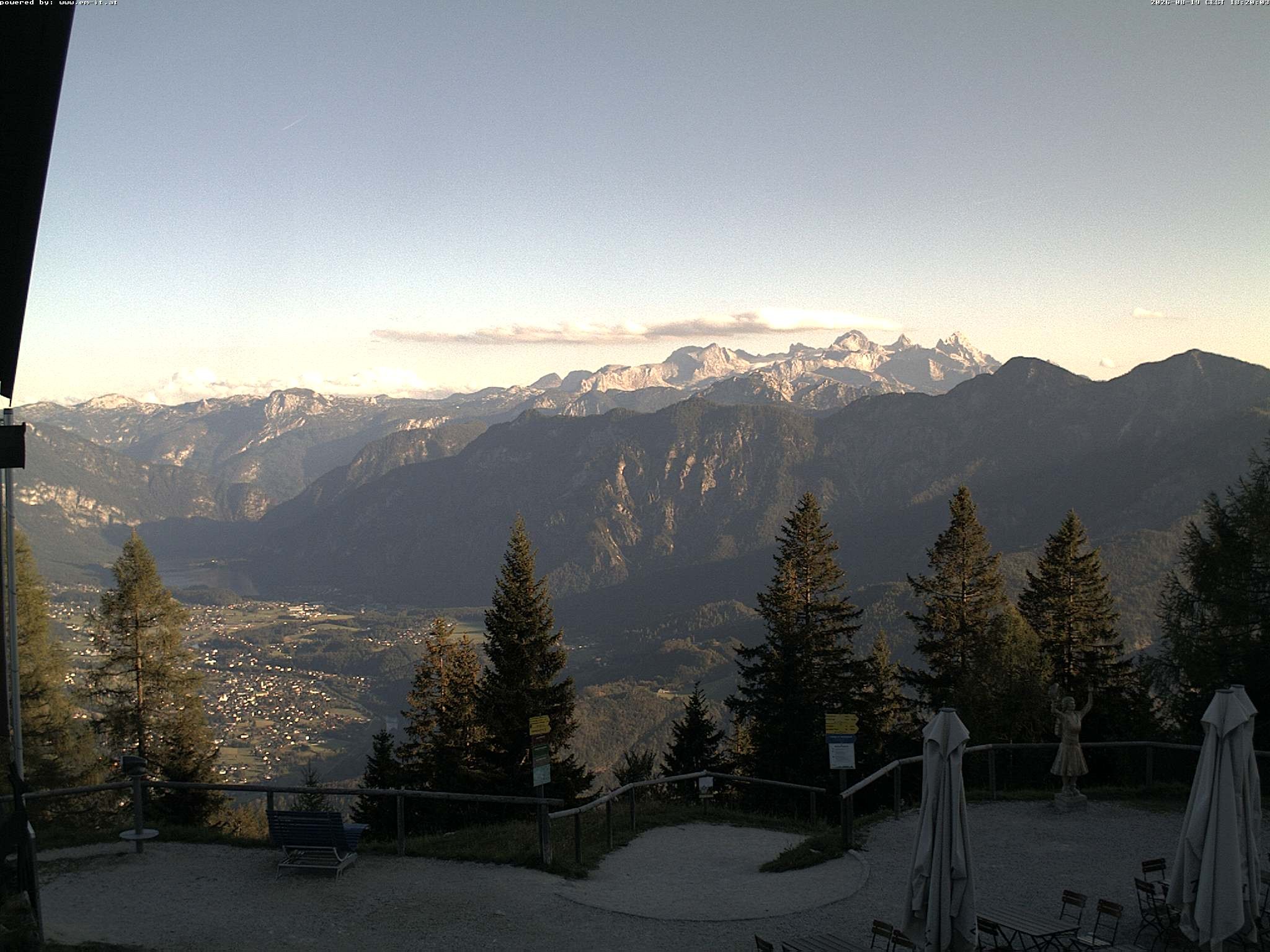 Archiv Foto Webcam Bergstation Katrin (Bad Ischl/Oberösterreich)