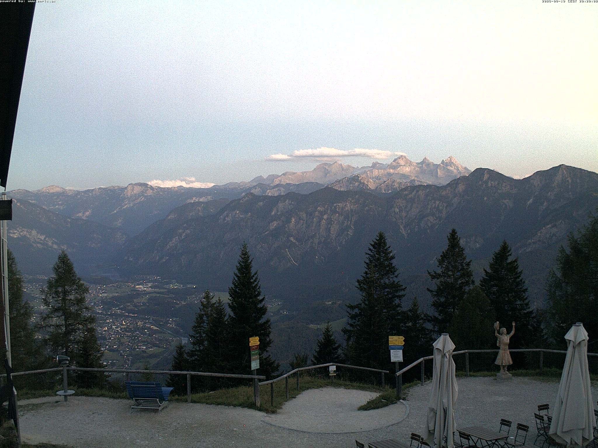 Archiv Foto Webcam Bergstation Katrin (Bad Ischl/Oberösterreich)