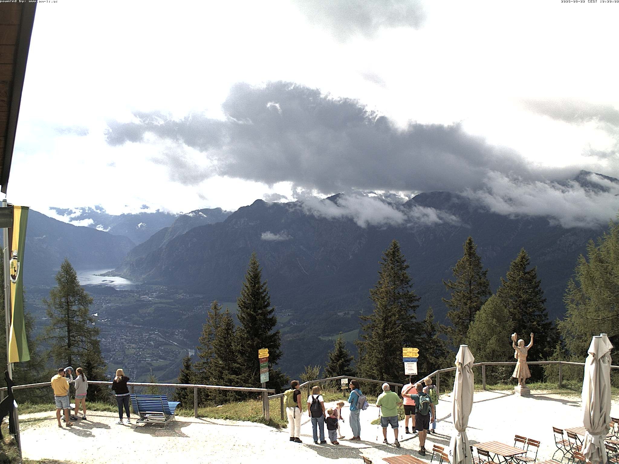 Archiv Foto Webcam Bergstation Katrin (Bad Ischl/Oberösterreich)