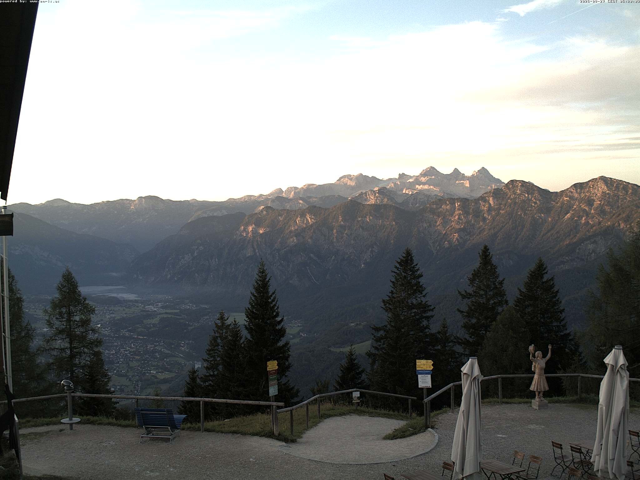 Archiv Foto Webcam Bergstation Katrin (Bad Ischl/Oberösterreich)
