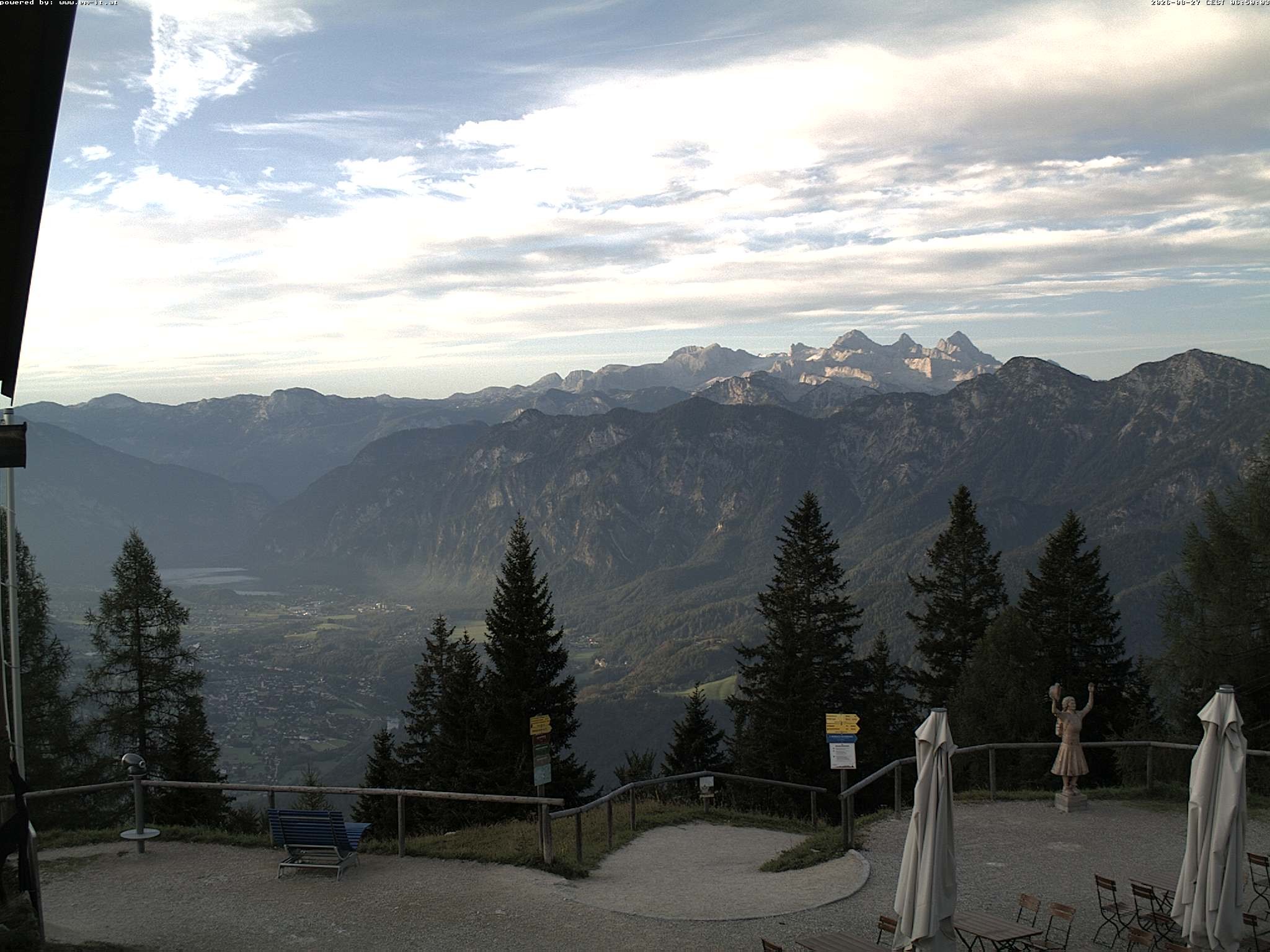 Archiv Foto Webcam Bergstation Katrin (Bad Ischl/Oberösterreich)