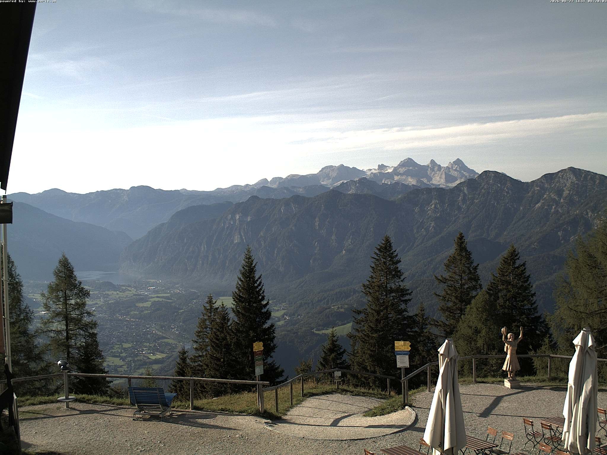 Archiv Foto Webcam Bergstation Katrin (Bad Ischl/Oberösterreich)