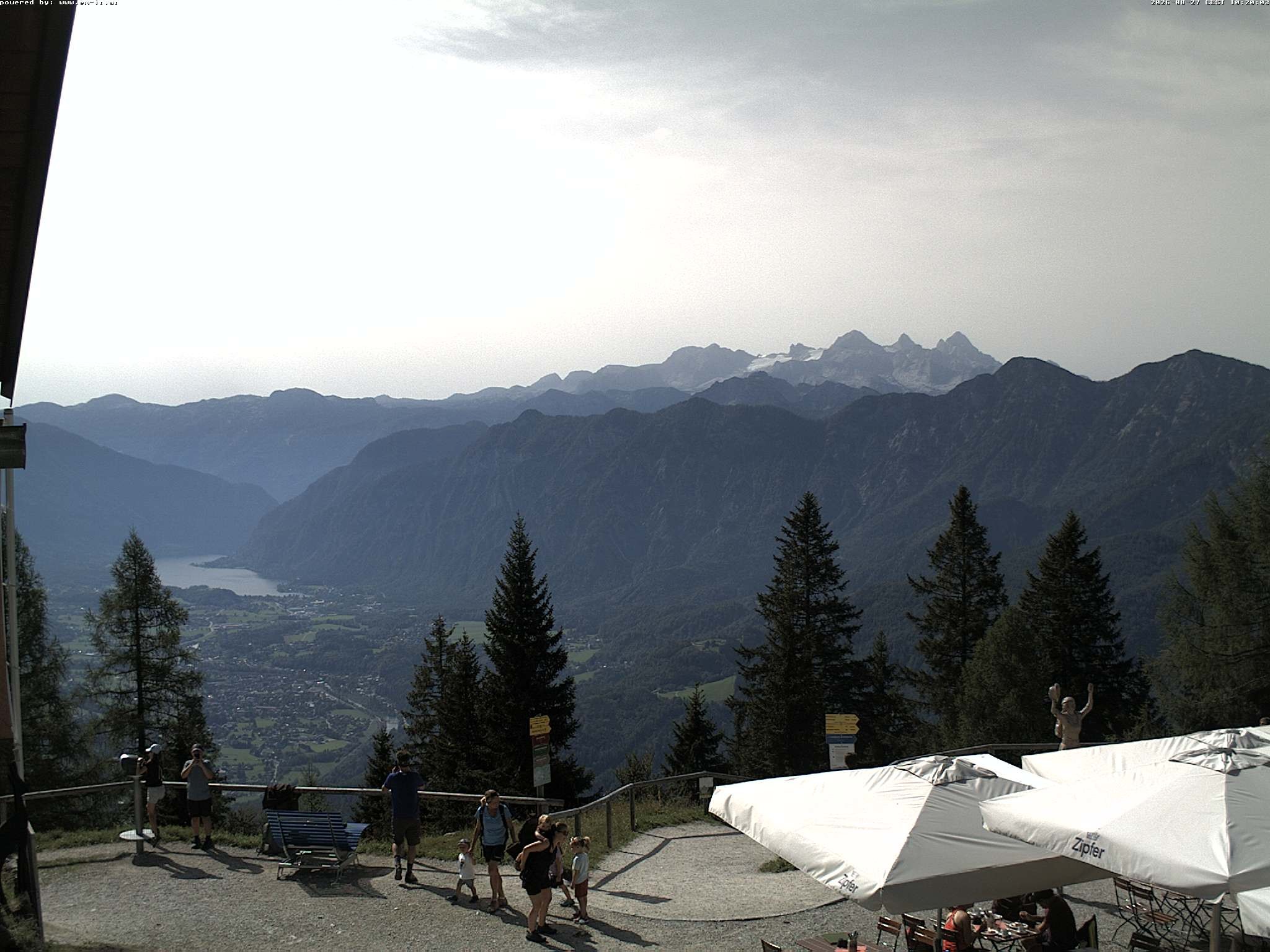 Archiv Foto Webcam Bergstation Katrin (Bad Ischl/Oberösterreich)