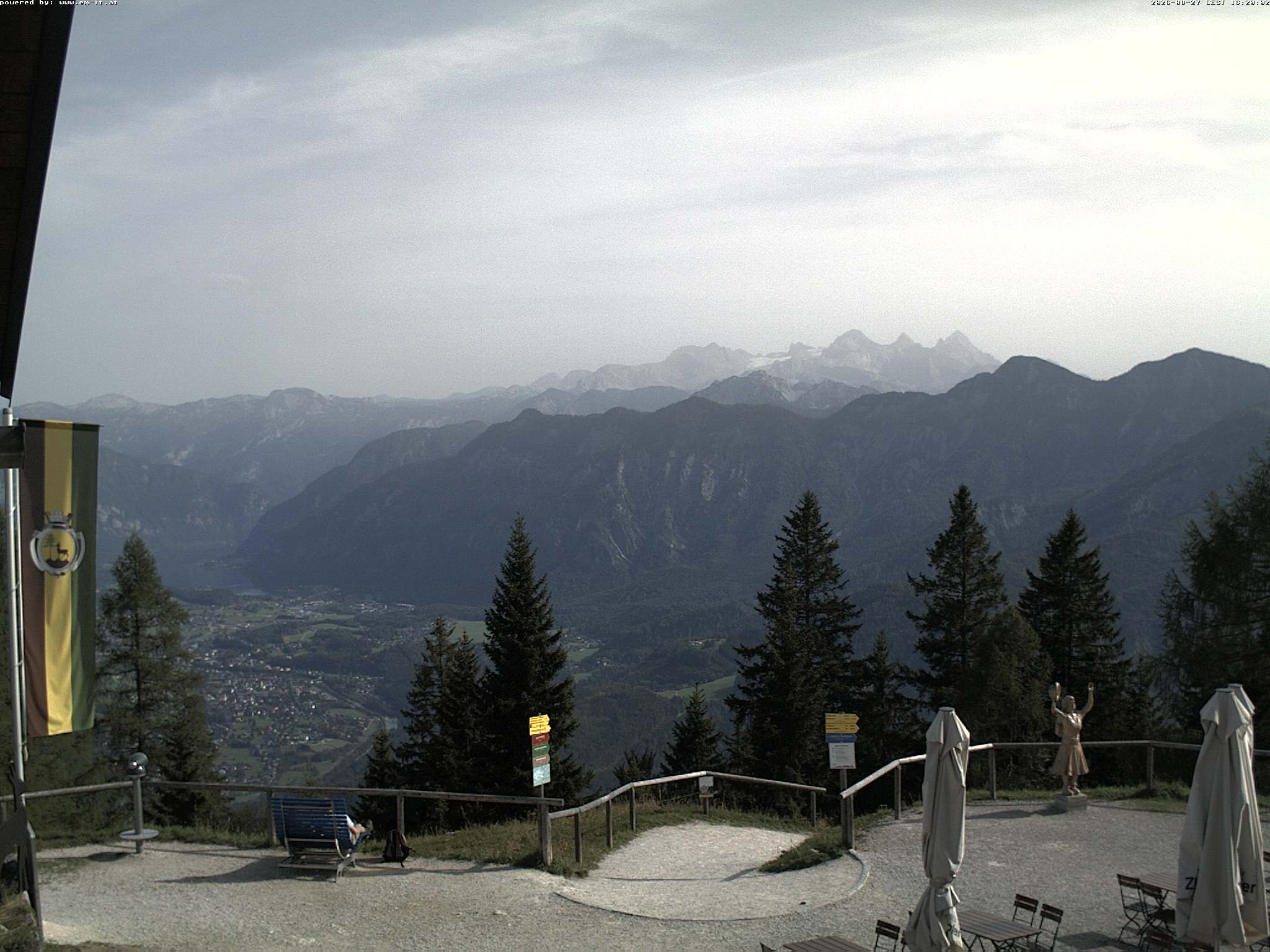 Archiv Foto Webcam Bergstation Katrin (Bad Ischl/Oberösterreich)