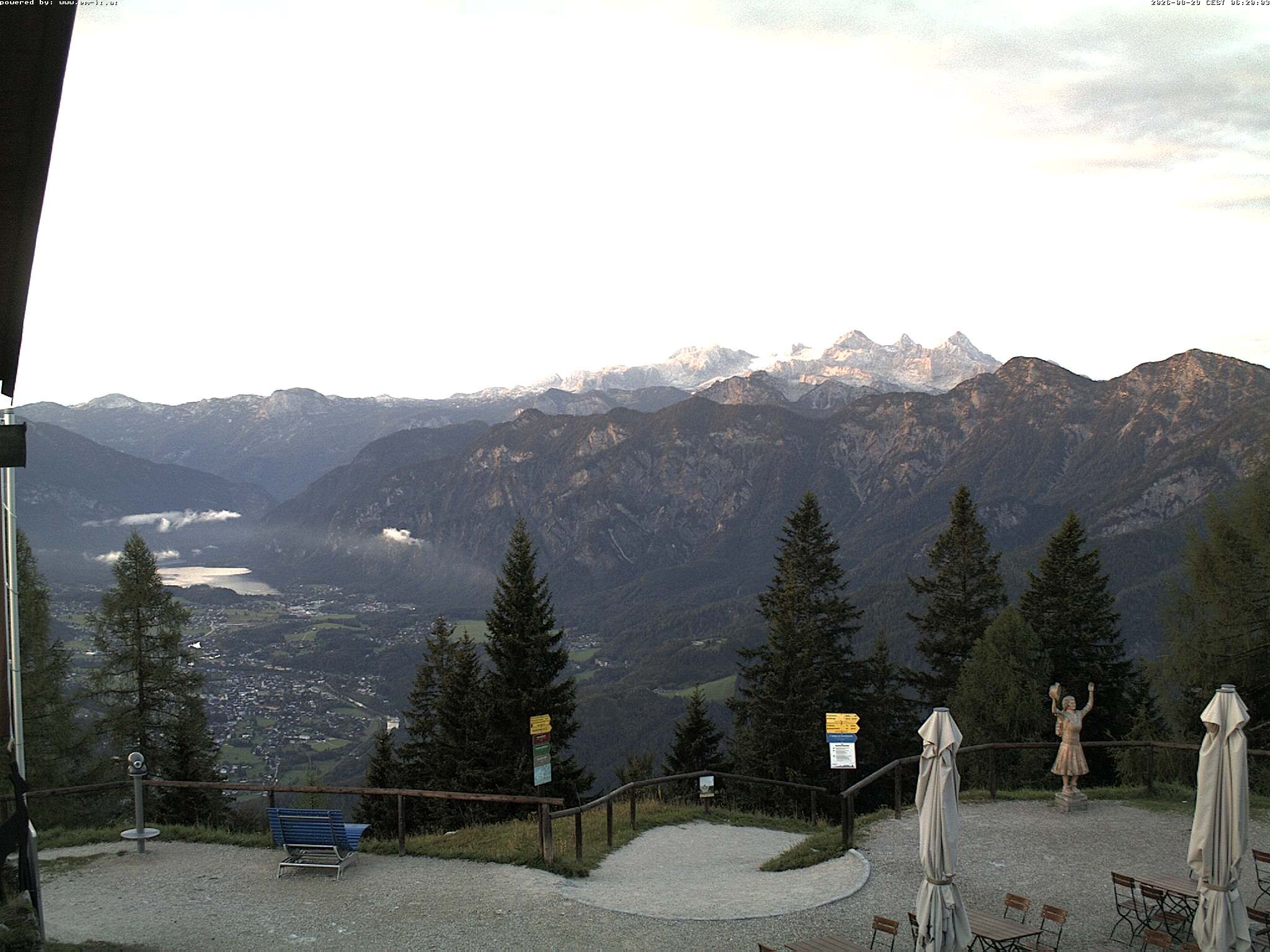 Archiv Foto Webcam Bergstation Katrin (Bad Ischl/Oberösterreich)