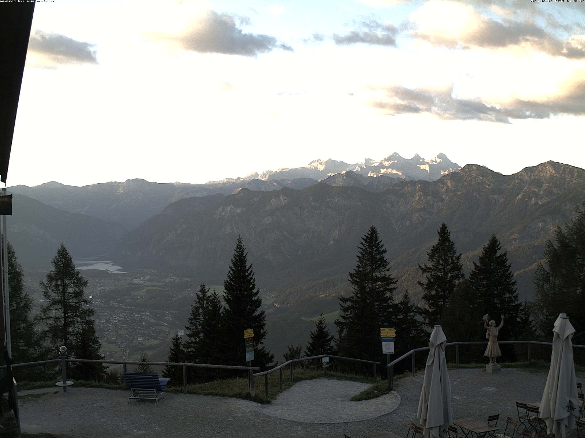 Archiv Foto Webcam Bergstation Katrin (Bad Ischl/Oberösterreich)