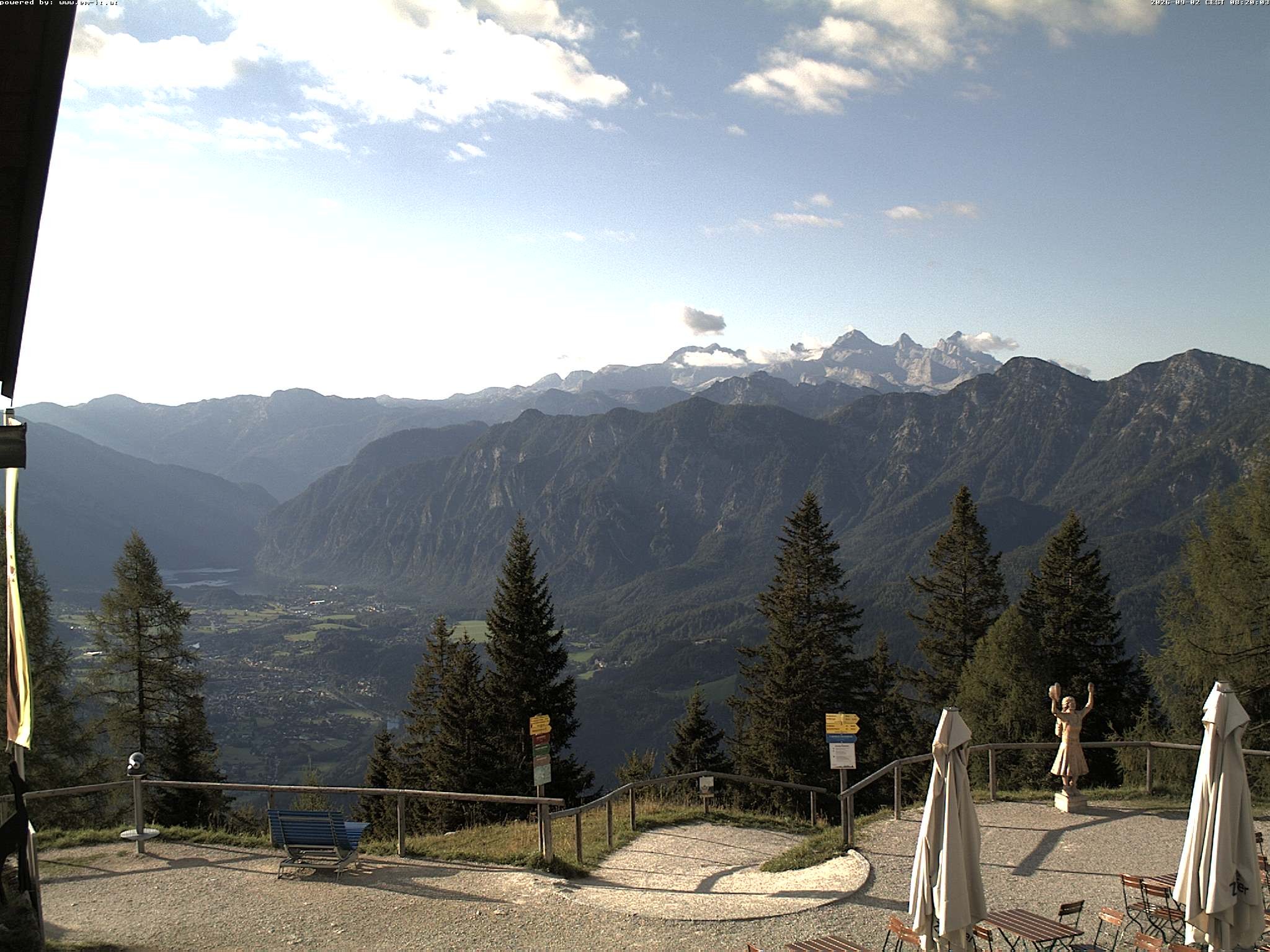 Archiv Foto Webcam Bergstation Katrin (Bad Ischl/Oberösterreich)
