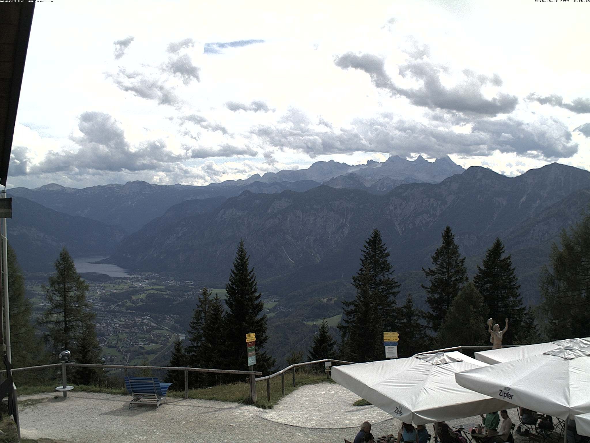 Archiv Foto Webcam Bergstation Katrin (Bad Ischl/Oberösterreich)