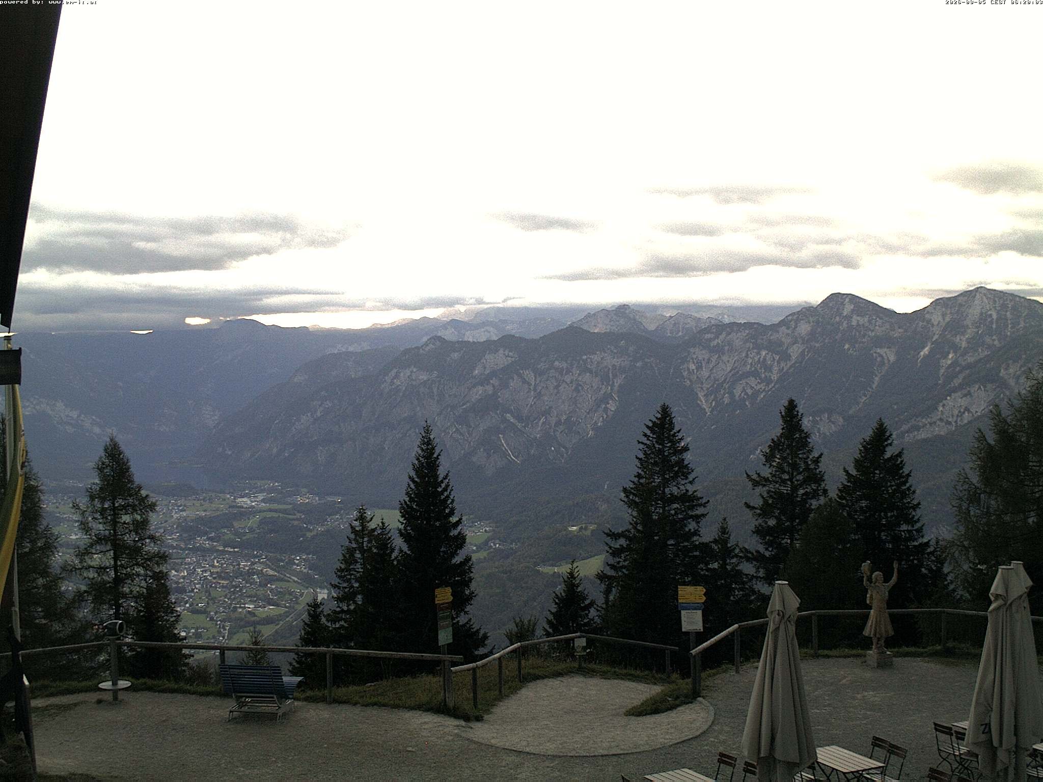 Archiv Foto Webcam Bergstation Katrin (Bad Ischl/Oberösterreich)