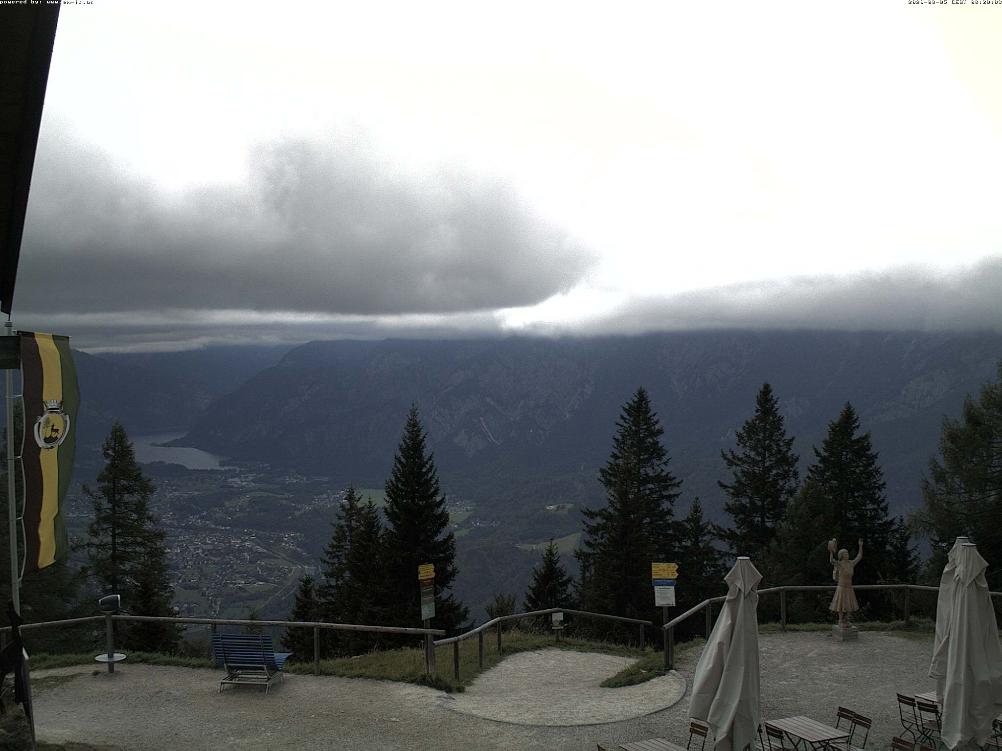 Archiv Foto Webcam Bergstation Katrin (Bad Ischl/Oberösterreich)