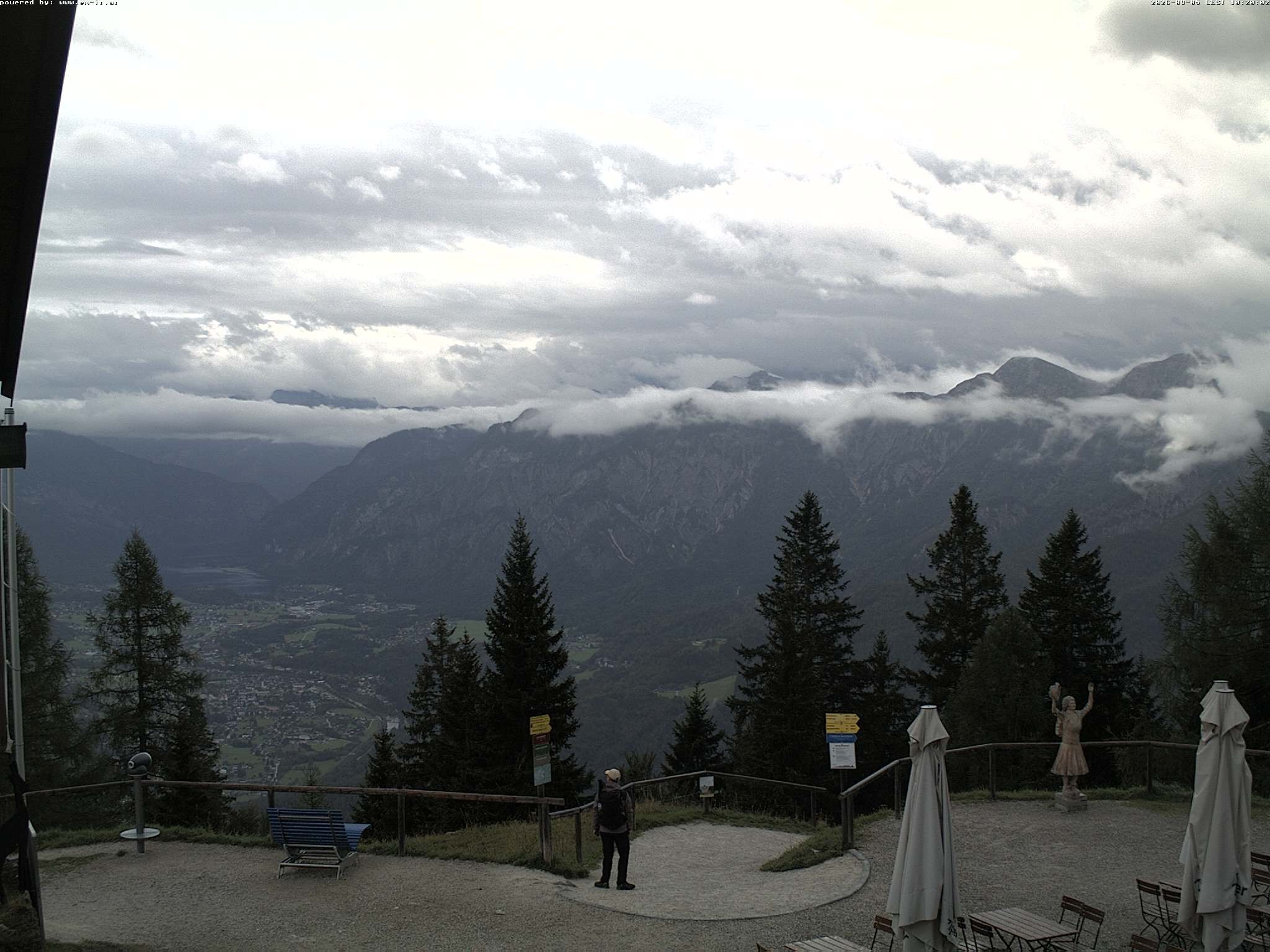 Archiv Foto Webcam Bergstation Katrin (Bad Ischl/Oberösterreich)