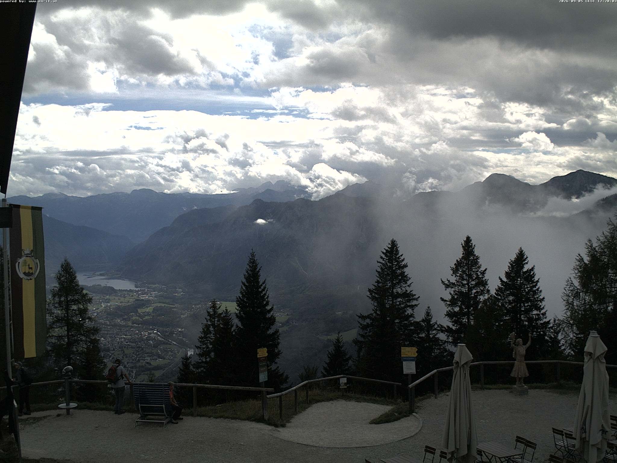 Archiv Foto Webcam Bergstation Katrin (Bad Ischl/Oberösterreich)