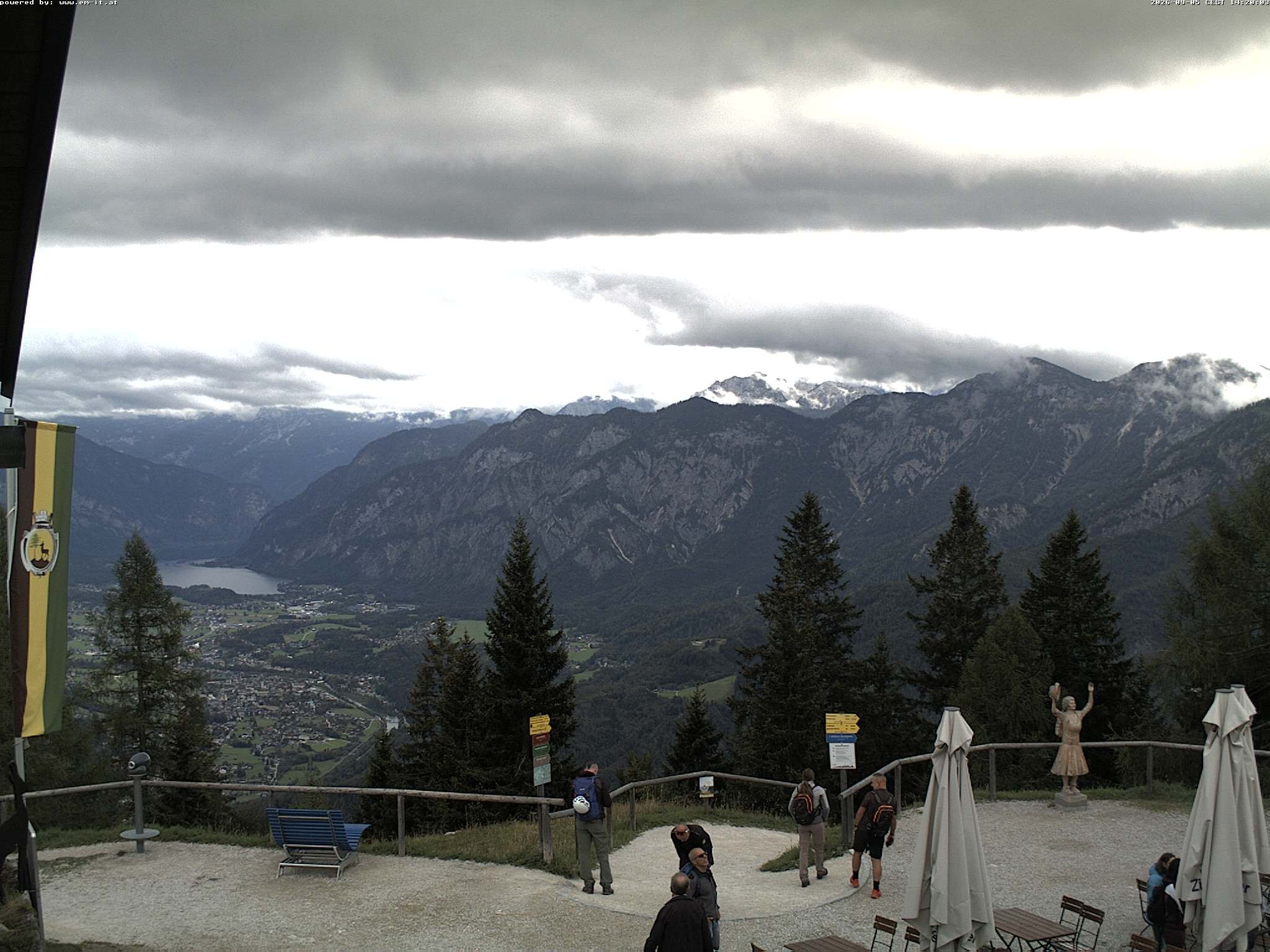 Archiv Foto Webcam Bergstation Katrin (Bad Ischl/Oberösterreich)