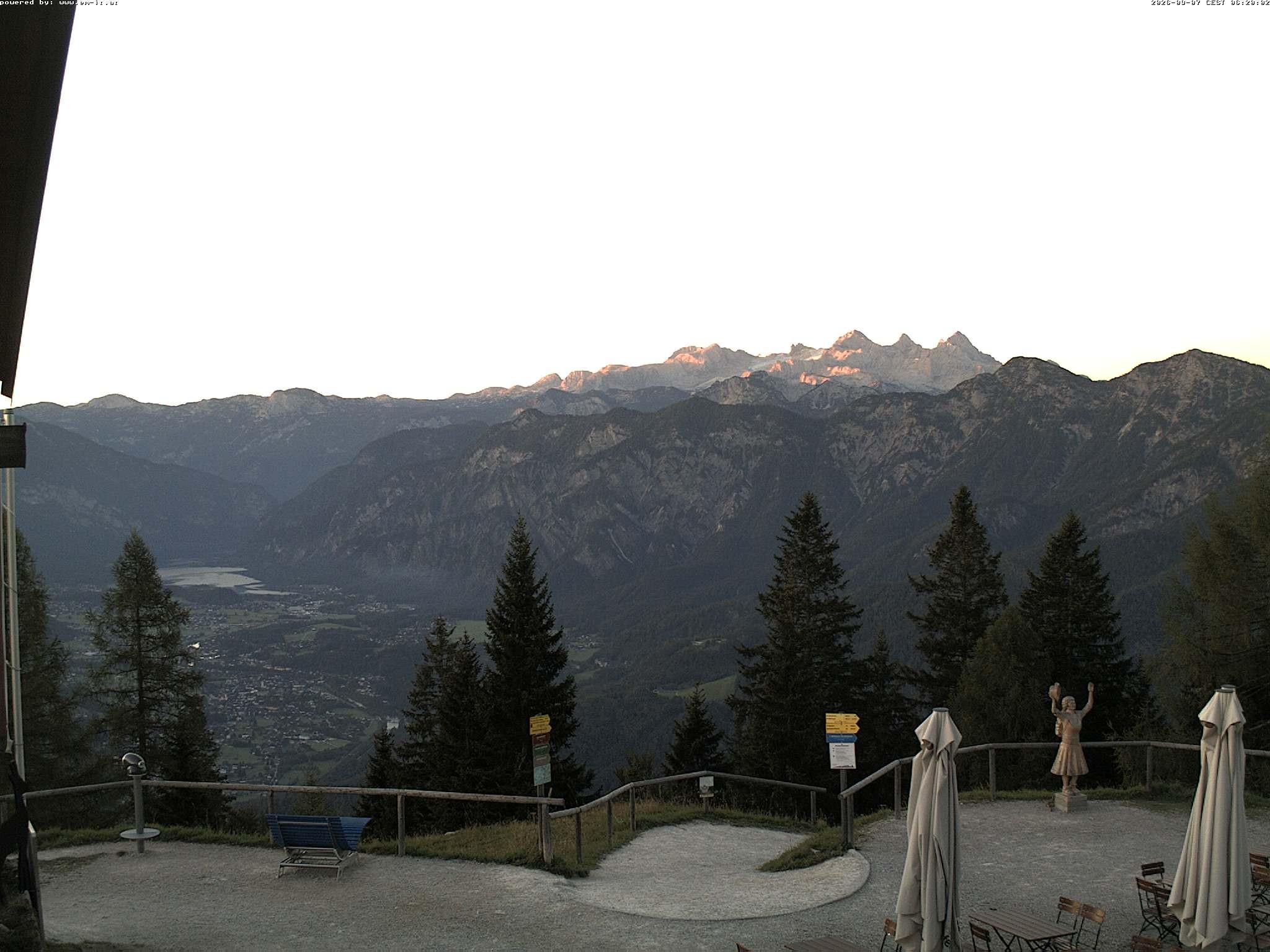 Archiv Foto Webcam Bergstation Katrin (Bad Ischl/Oberösterreich)