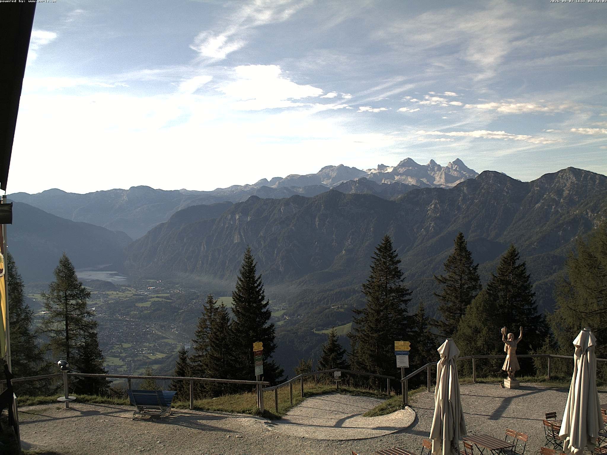 Archived image Webcam Top station Katrin (Bad Ischl/Upper Austria)