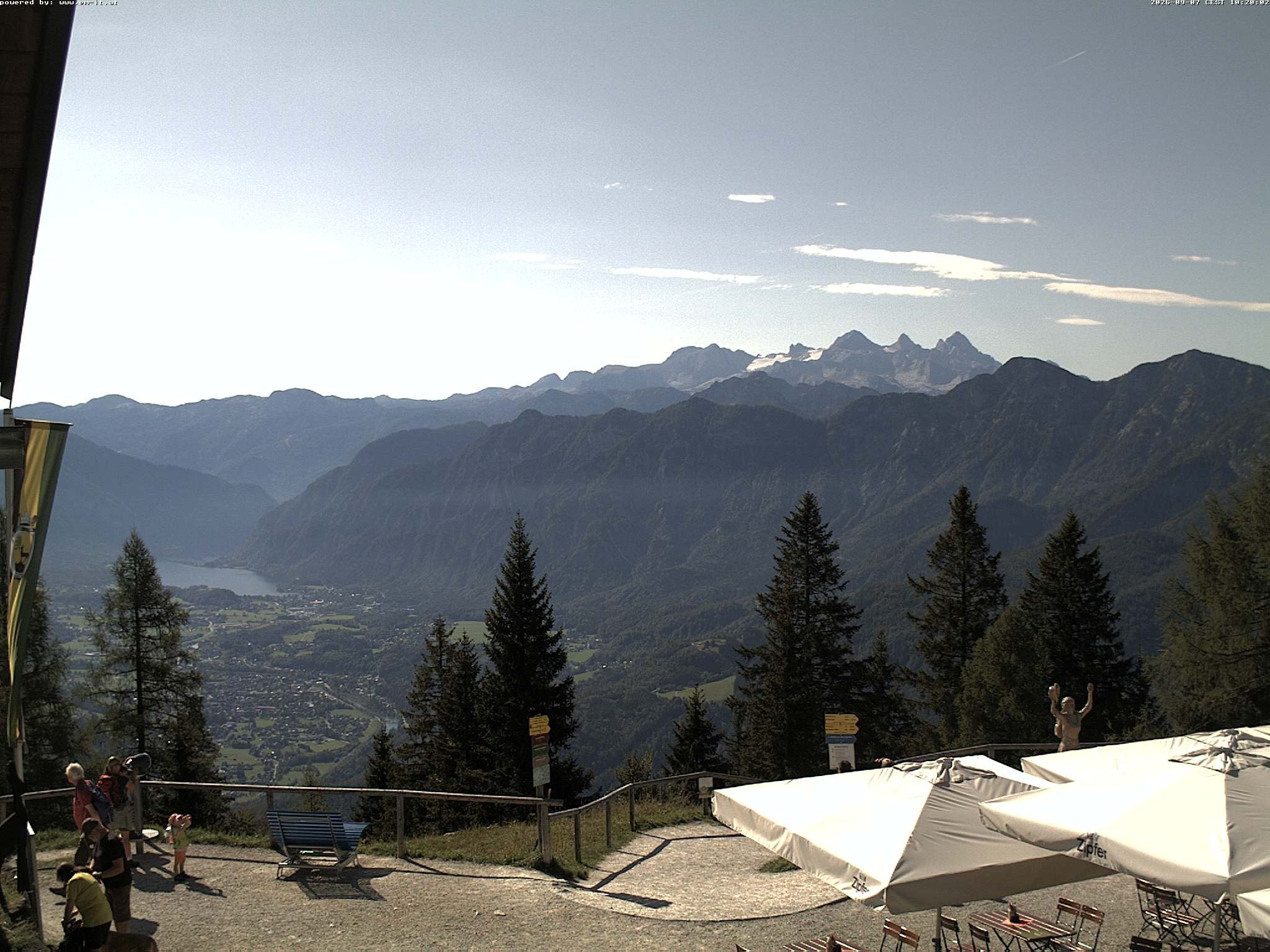 Archived image Webcam Top station Katrin (Bad Ischl/Upper Austria)