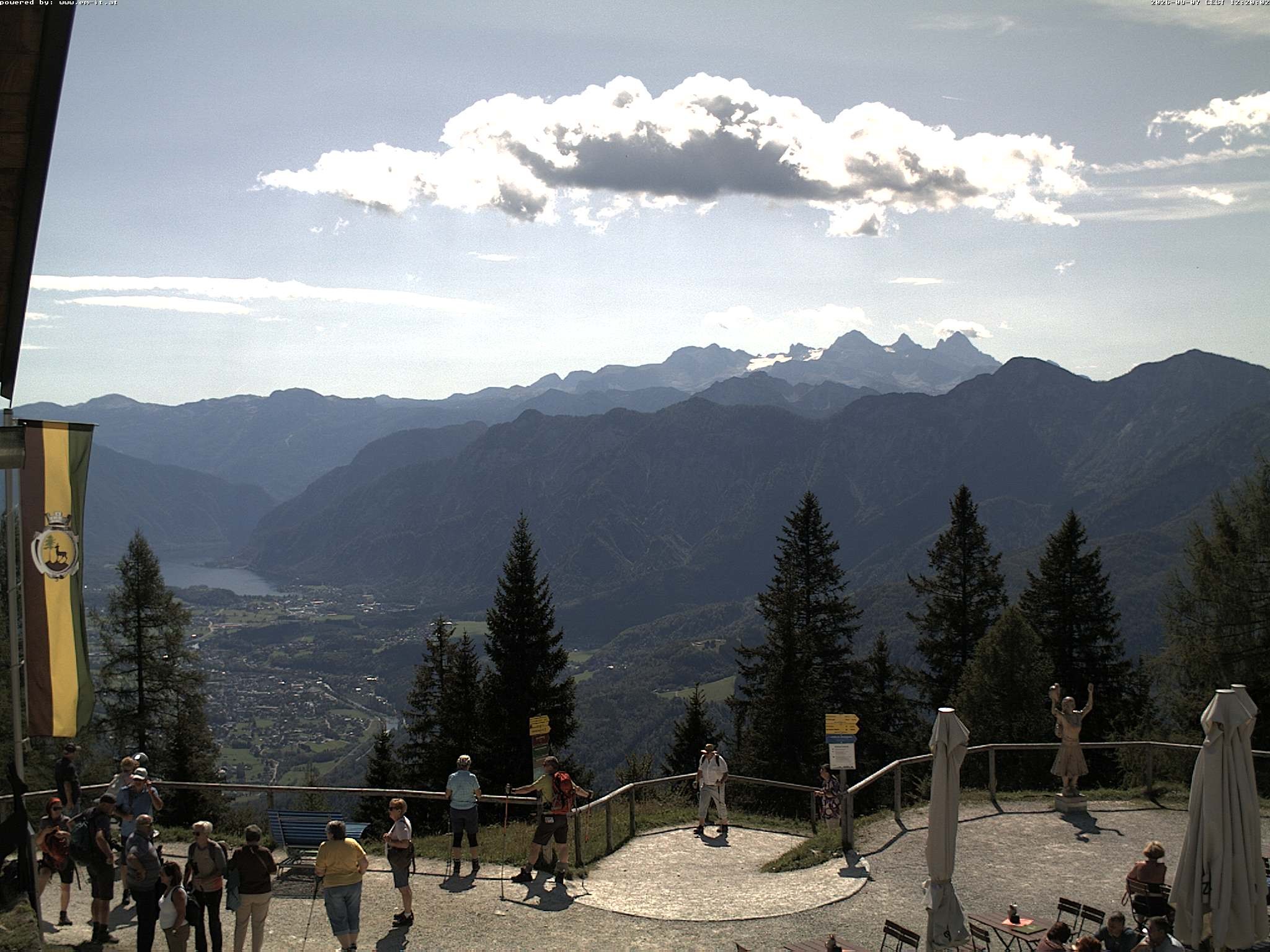 Archived image Webcam Top station Katrin (Bad Ischl/Upper Austria)