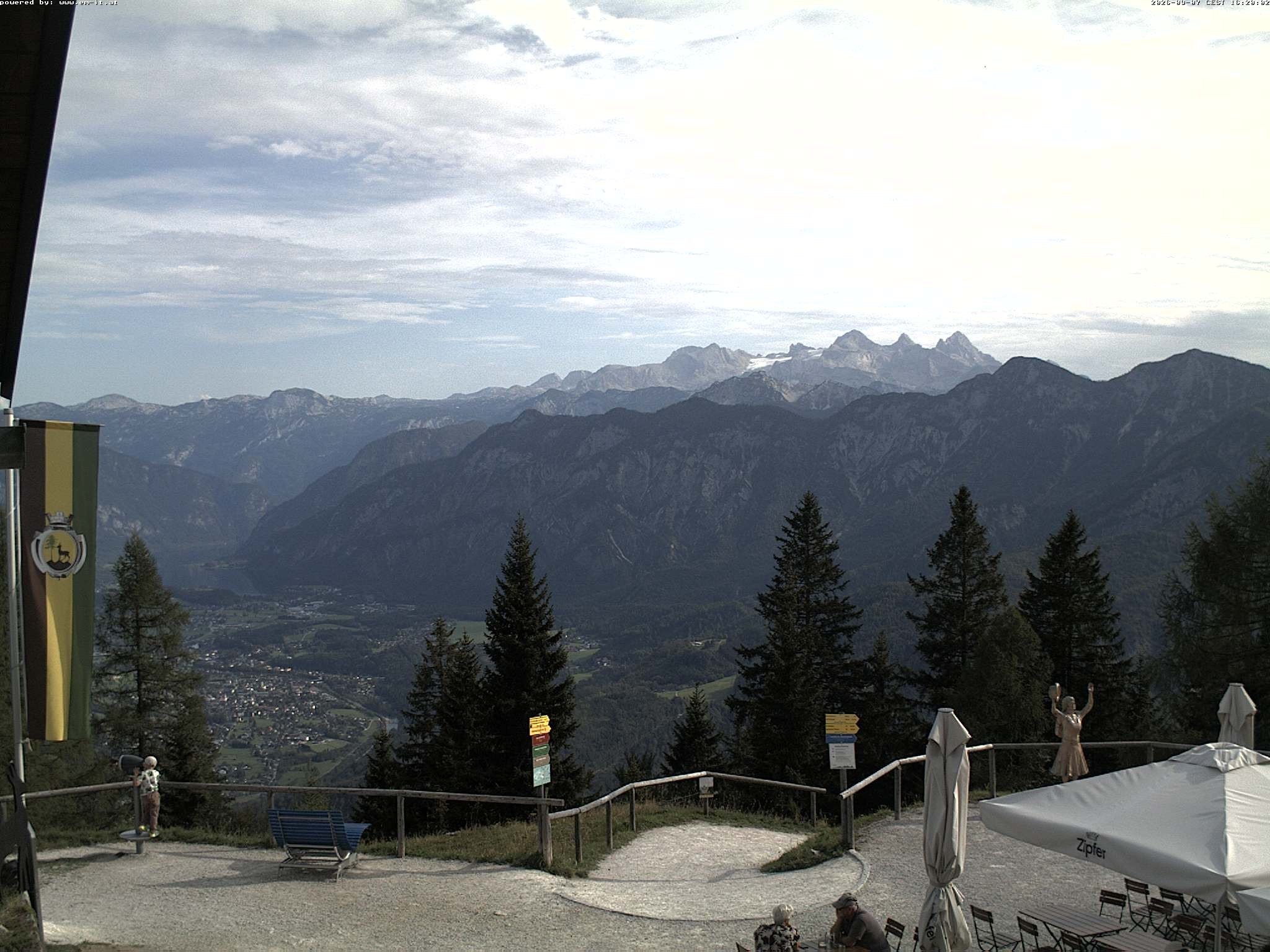 Archiv Foto Webcam Bergstation Katrin (Bad Ischl/Oberösterreich)