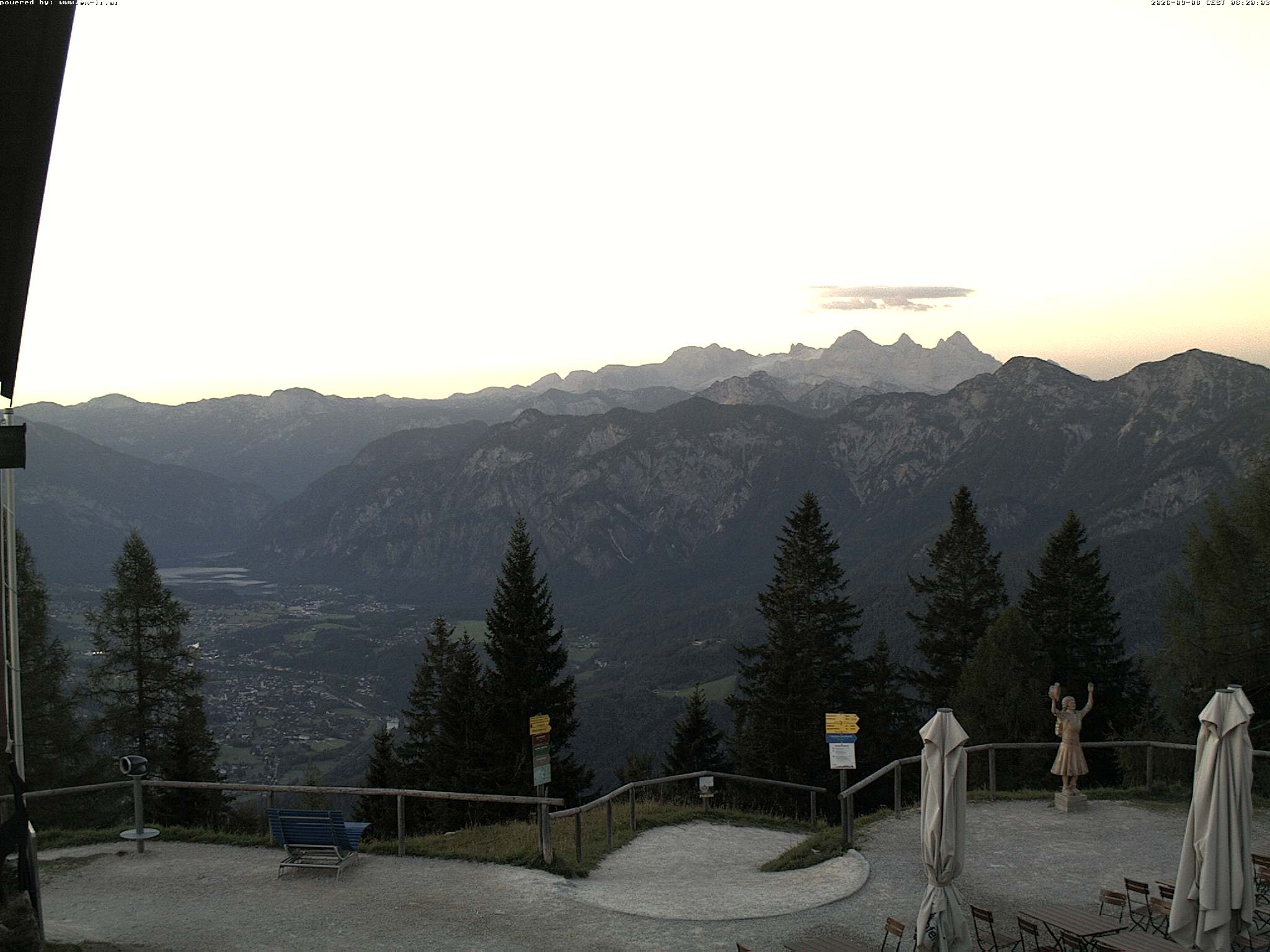 Archiv Foto Webcam Bergstation Katrin (Bad Ischl/Oberösterreich)