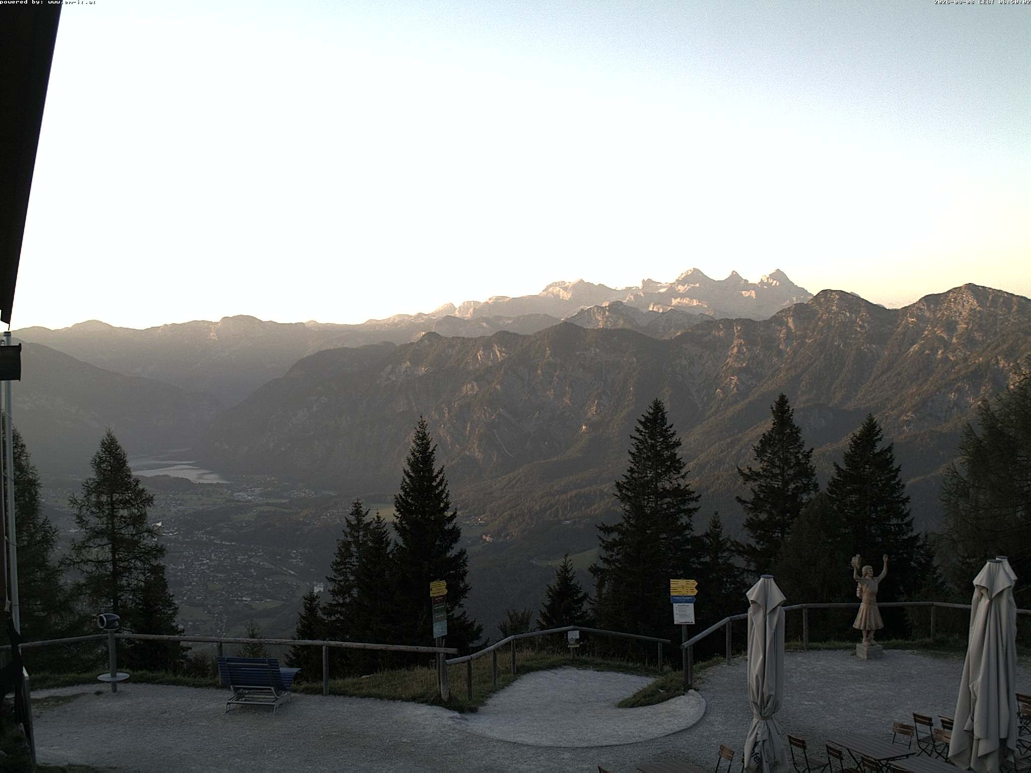 Archiv Foto Webcam Bergstation Katrin (Bad Ischl/Oberösterreich)