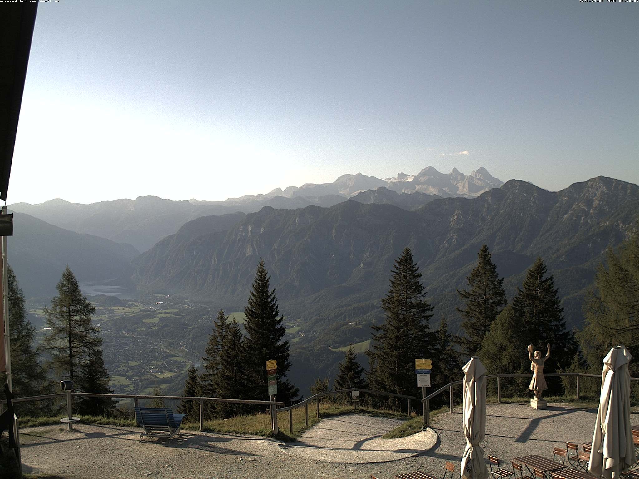 Archiv Foto Webcam Bergstation Katrin (Bad Ischl/Oberösterreich)