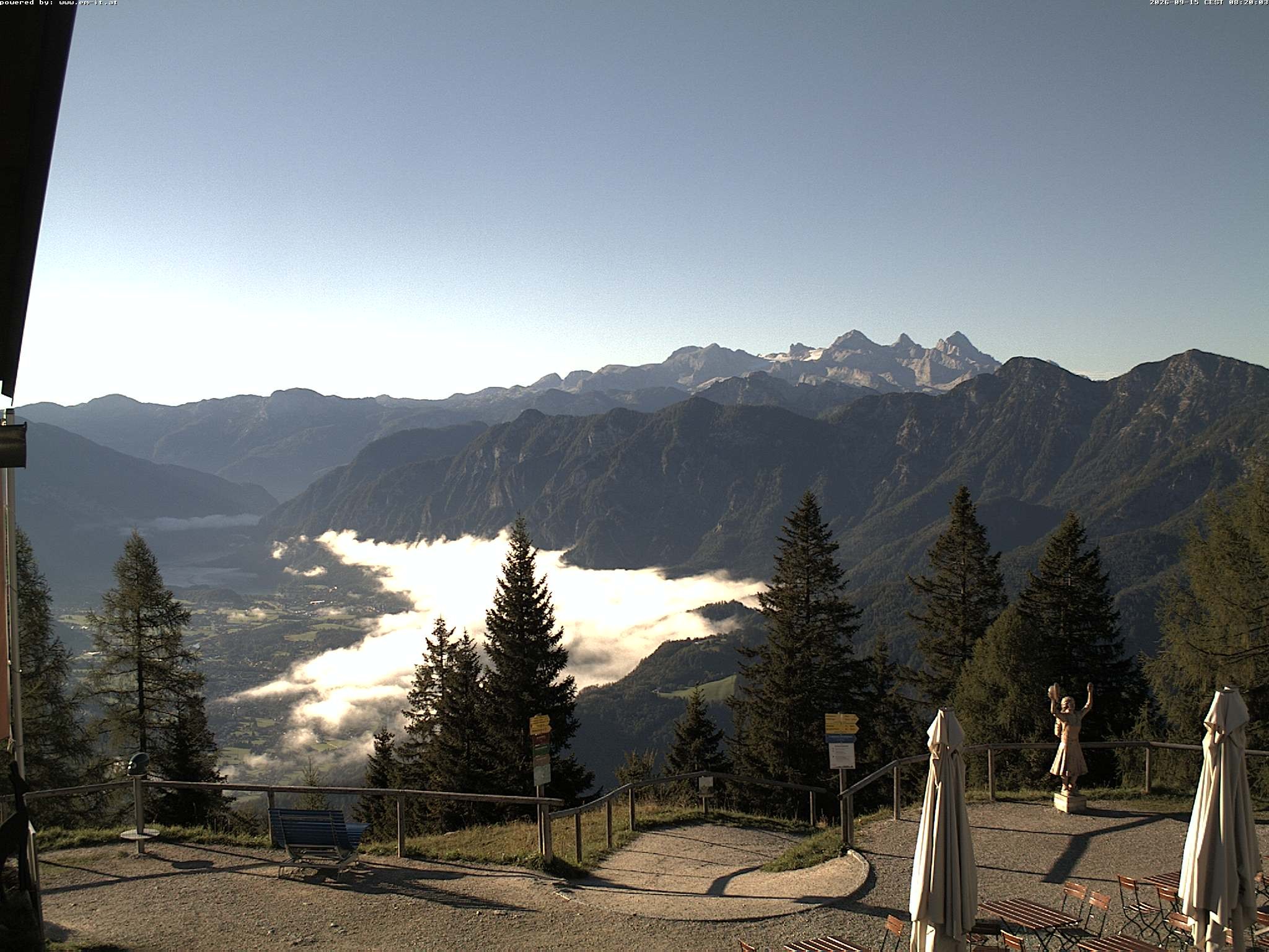 Archiv Foto Webcam Bergstation Katrin (Bad Ischl/Oberösterreich)