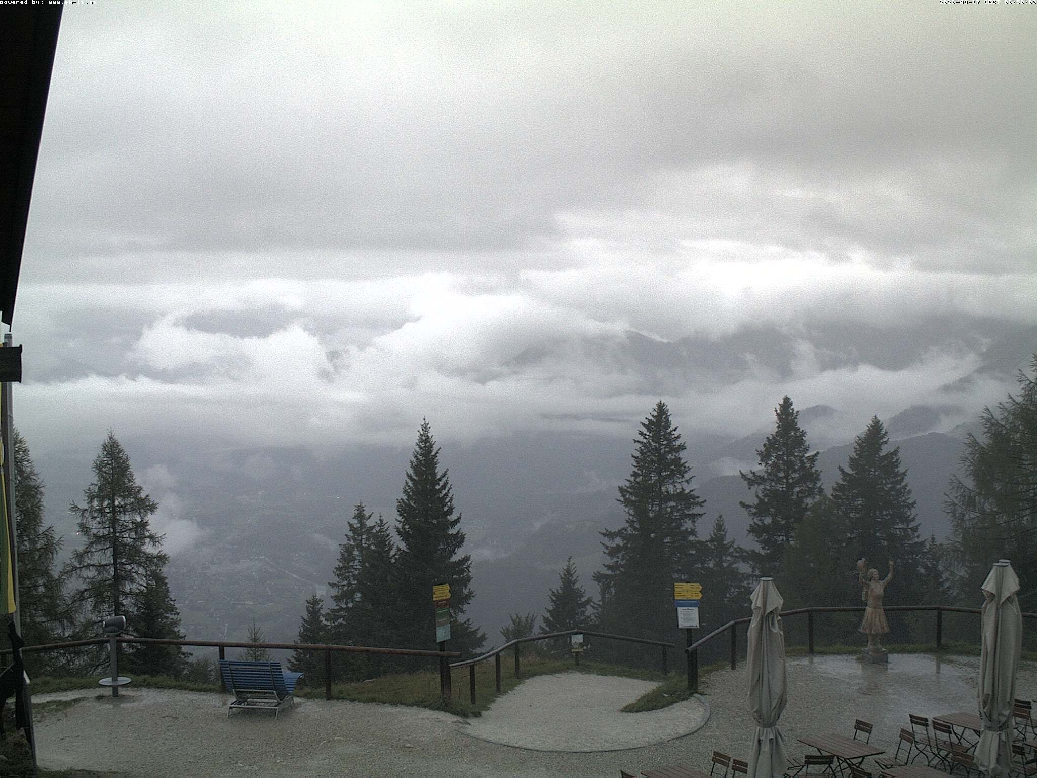 Archiv Foto Webcam Bergstation Katrin (Bad Ischl/Oberösterreich)