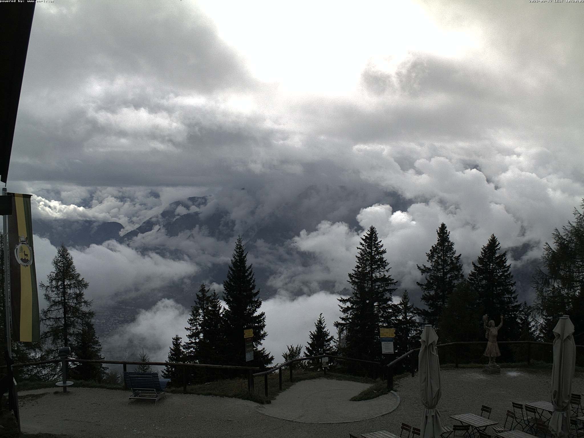 Archived image Webcam Top station Katrin (Bad Ischl/Upper Austria)