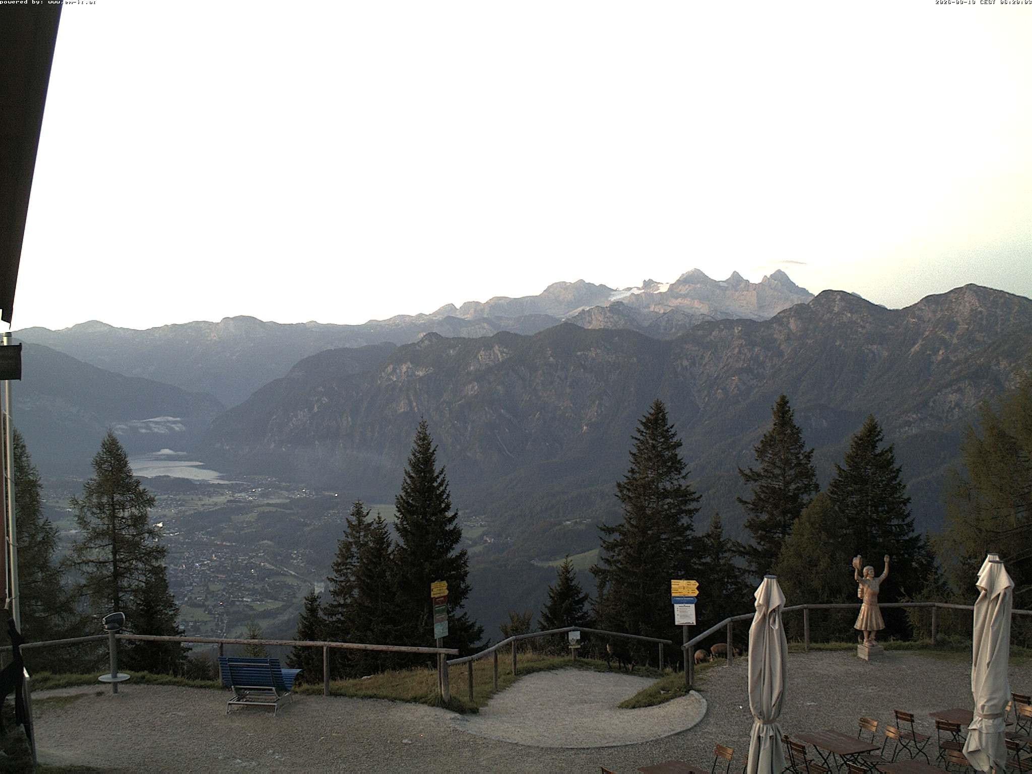 Archiv Foto Webcam Bergstation Katrin (Bad Ischl/Oberösterreich)