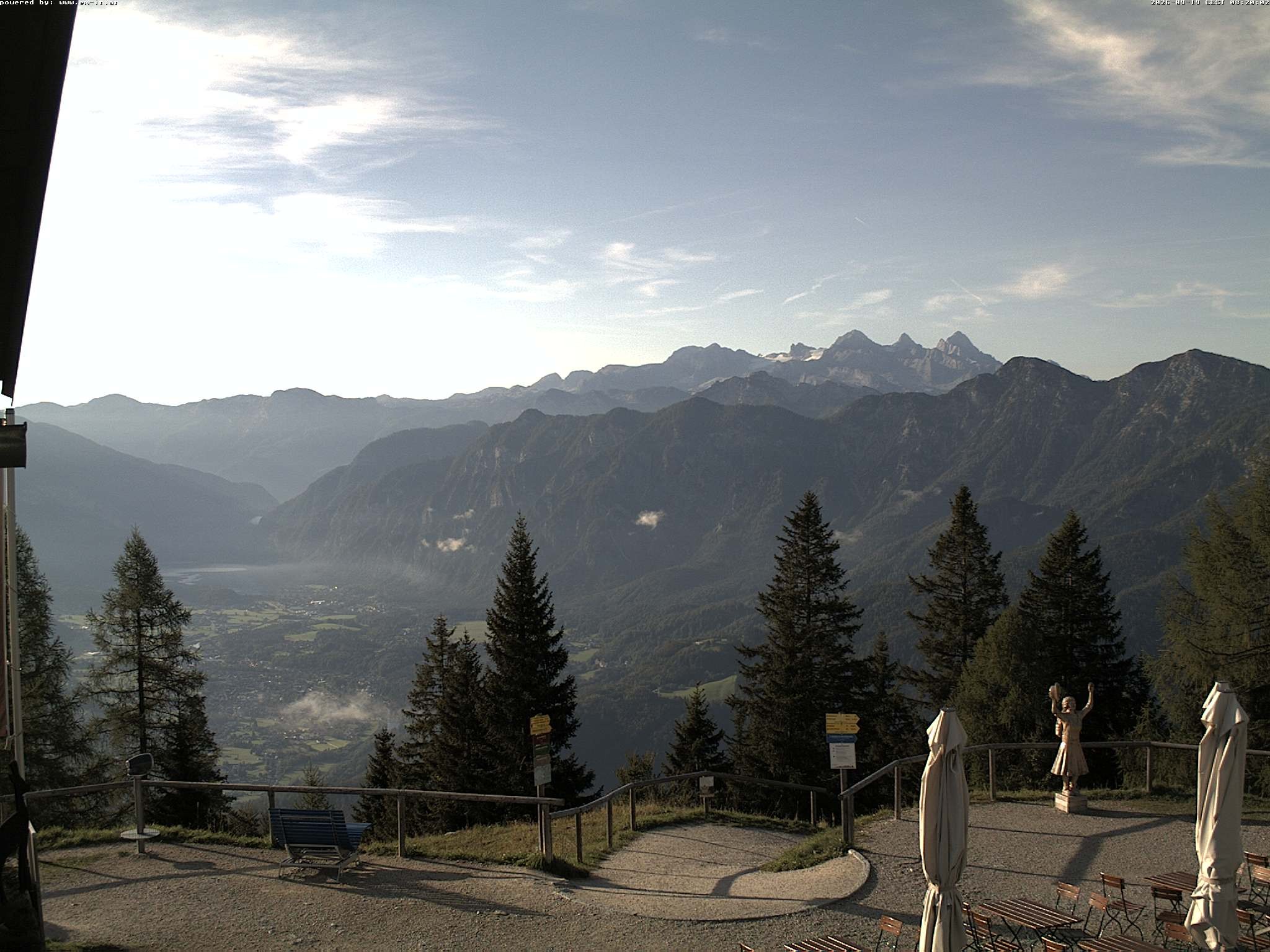 Archiv Foto Webcam Bergstation Katrin (Bad Ischl/Oberösterreich)