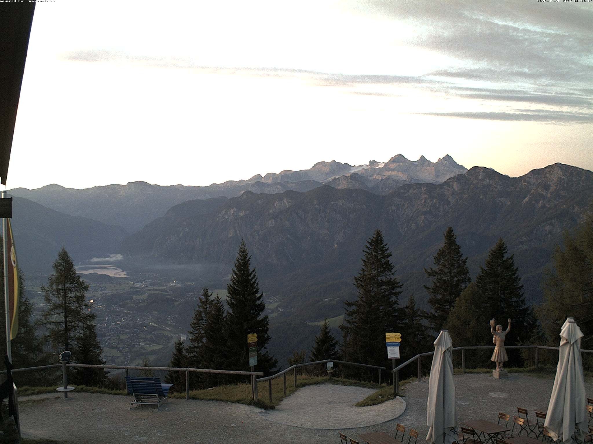 Archiv Foto Webcam Bergstation Katrin (Bad Ischl/Oberösterreich)