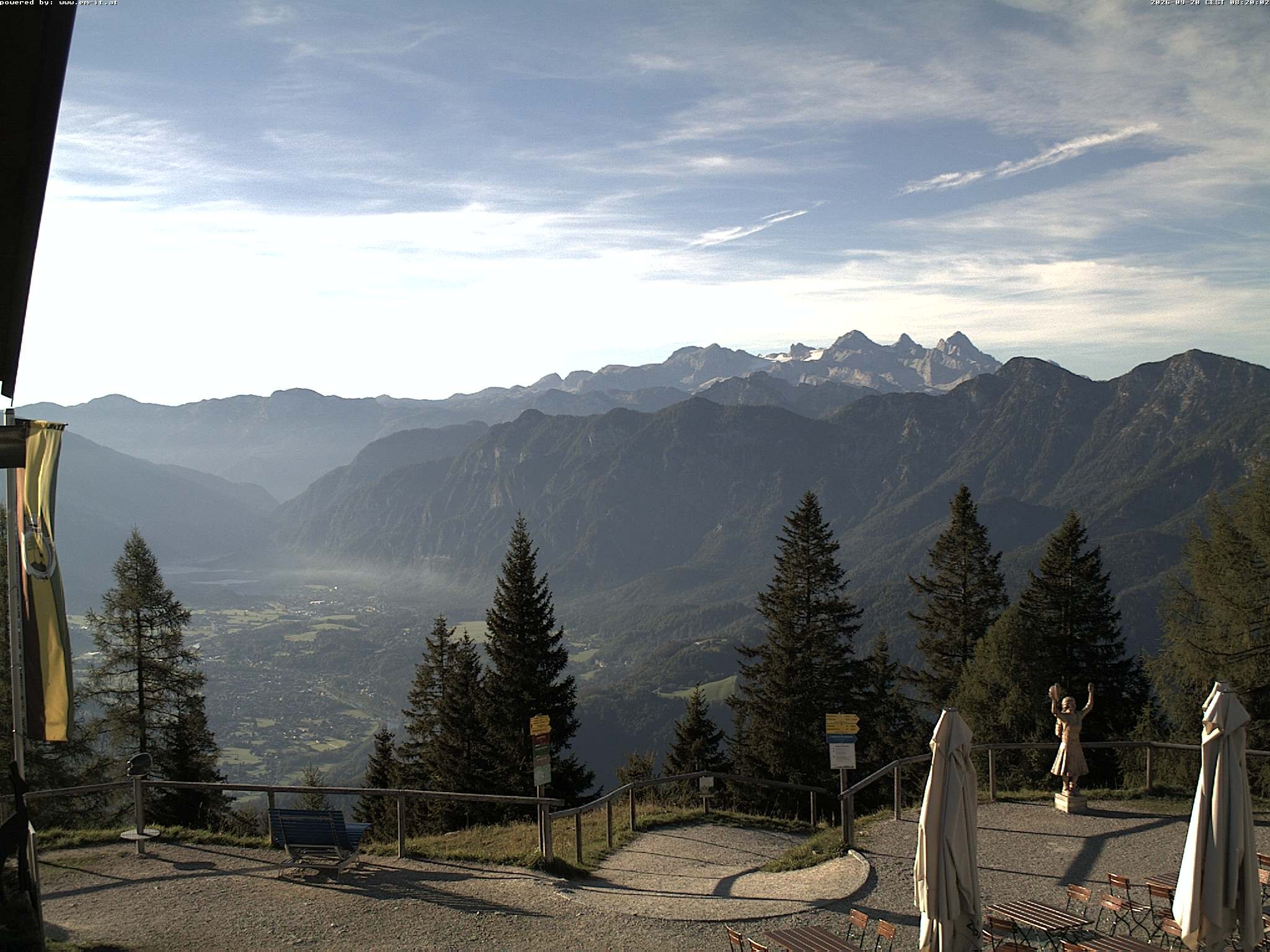 Archiv Foto Webcam Bergstation Katrin (Bad Ischl/Oberösterreich)