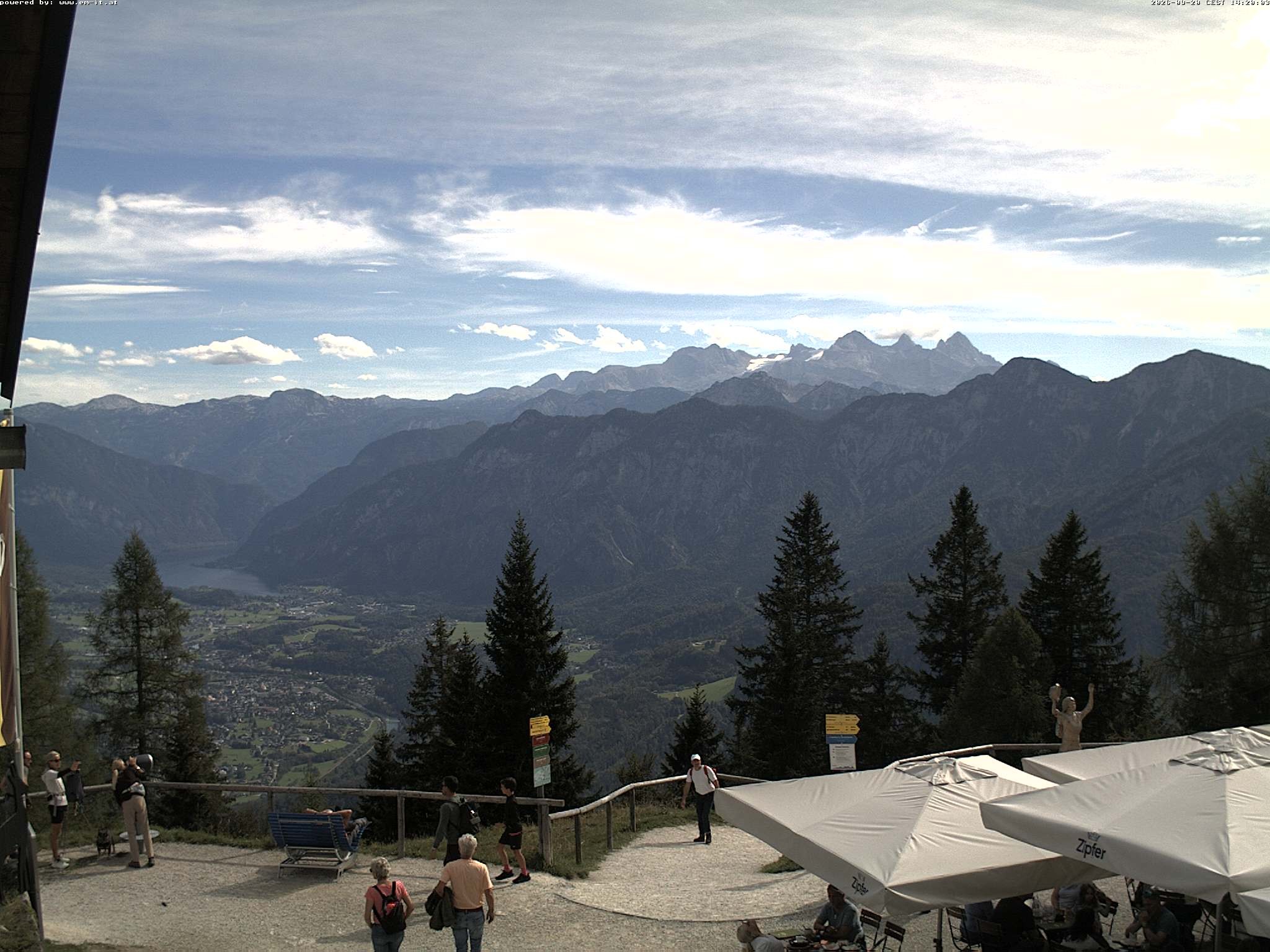 Archiv Foto Webcam Bergstation Katrin (Bad Ischl/Oberösterreich)