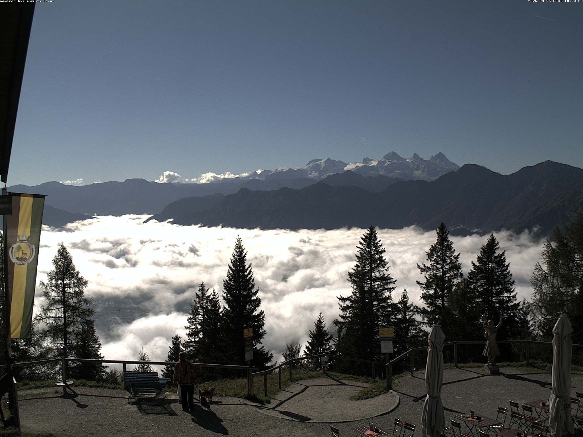 Archiv Foto Webcam Bergstation Katrin (Bad Ischl/Oberösterreich)