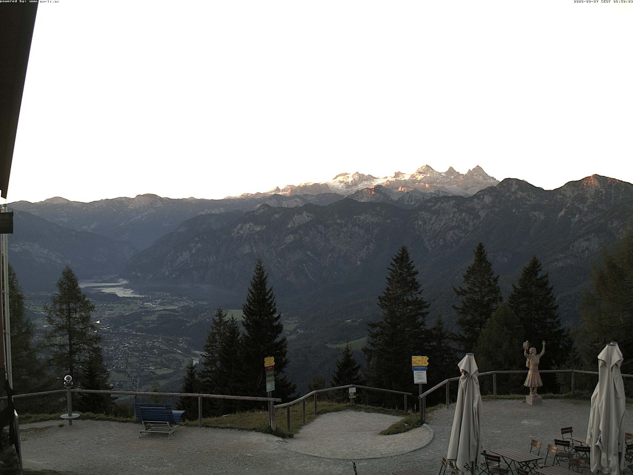Archiv Foto Webcam Bergstation Katrin (Bad Ischl/Oberösterreich)