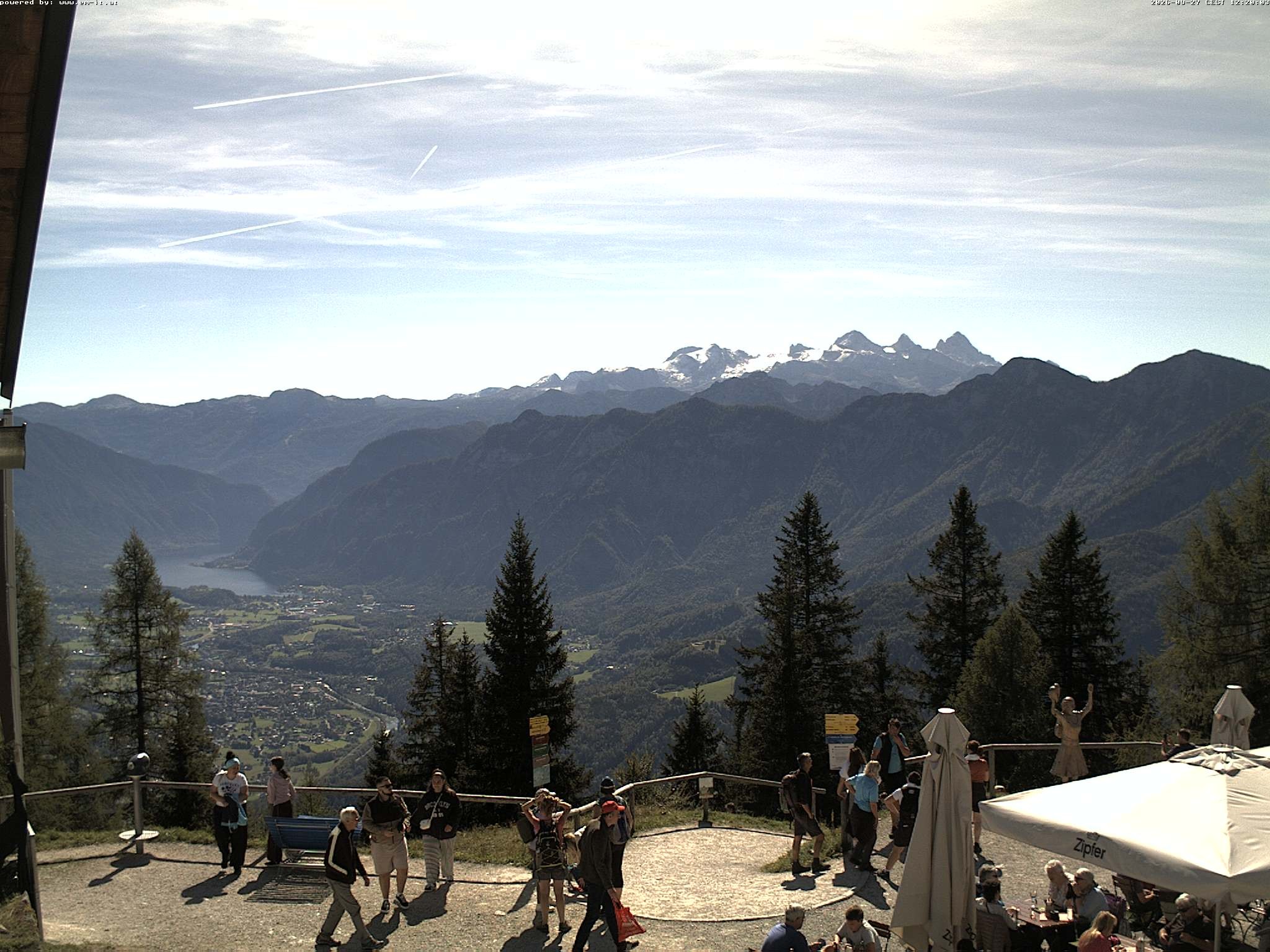 Archiv Foto Webcam Bergstation Katrin (Bad Ischl/Oberösterreich)